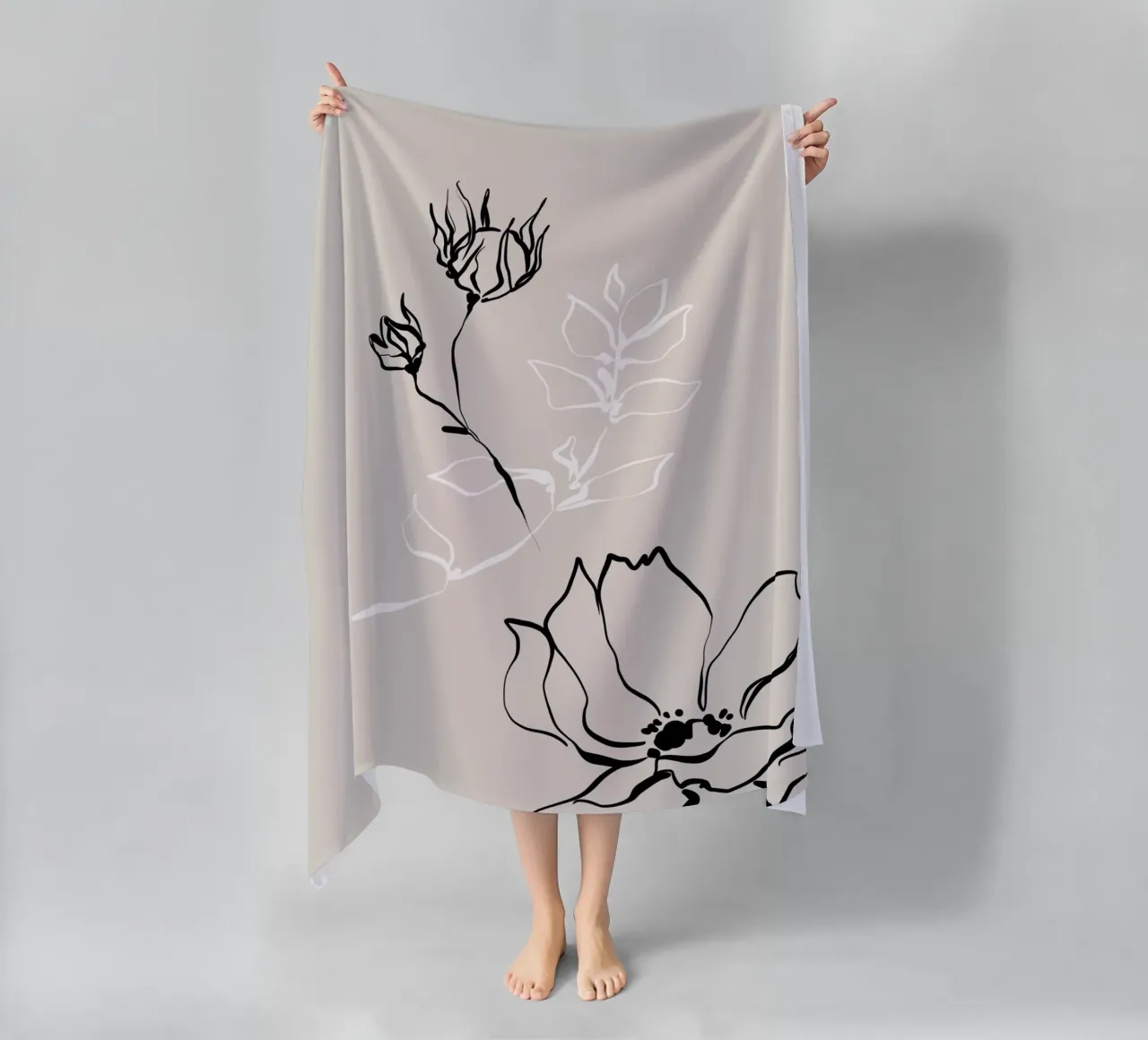 Vie Simple No 52 beach towel by treechild
