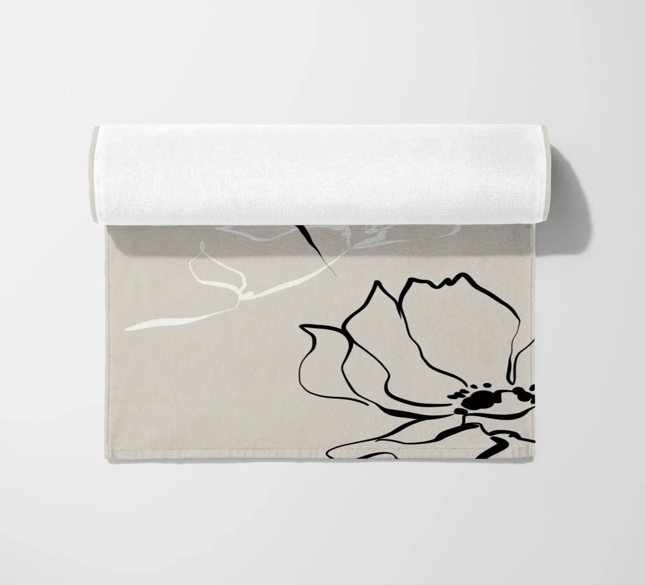 Vie Simple No 52 beach towel by treechild
