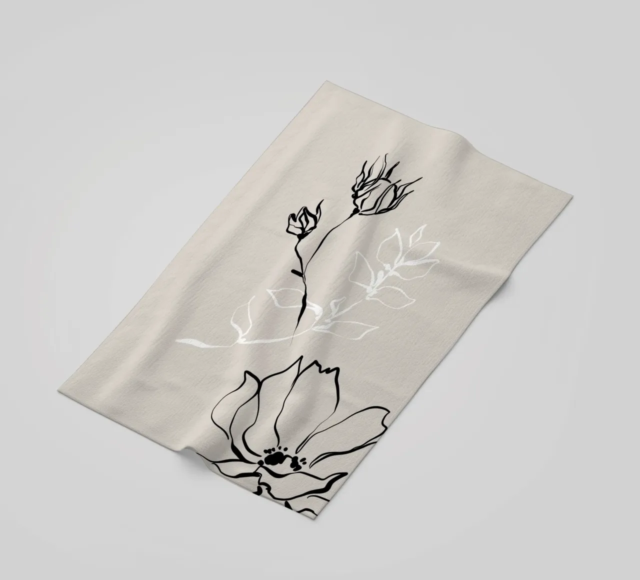 Vie Simple No 52 beach towel by treechild