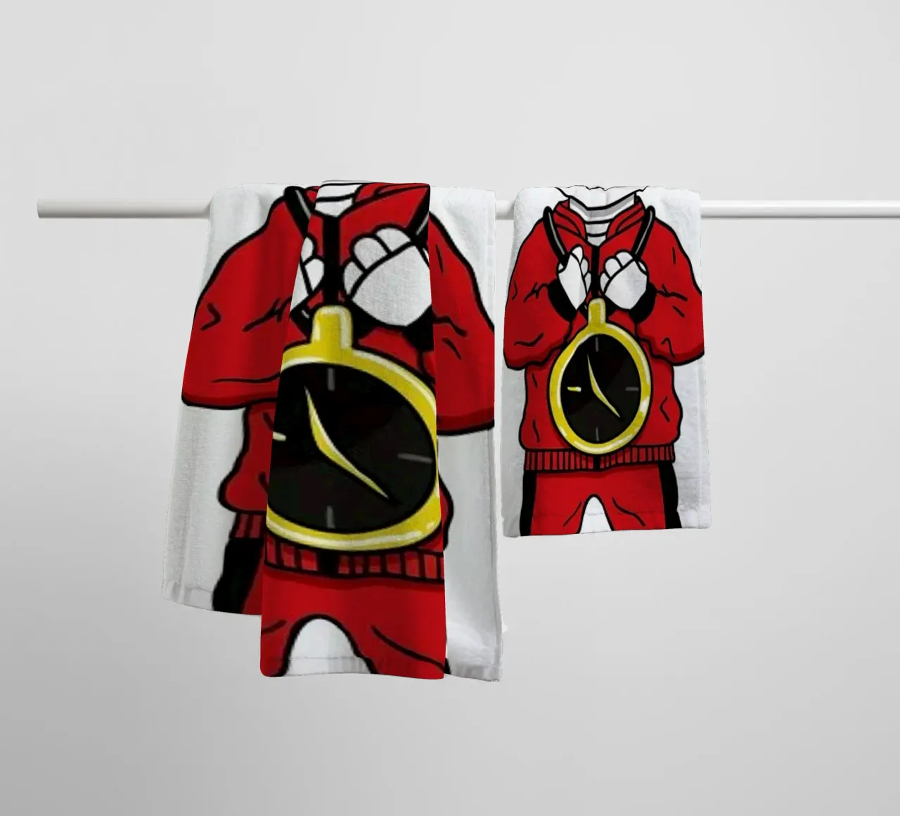 Bring The Noise towel by Zhi Yun Zhang