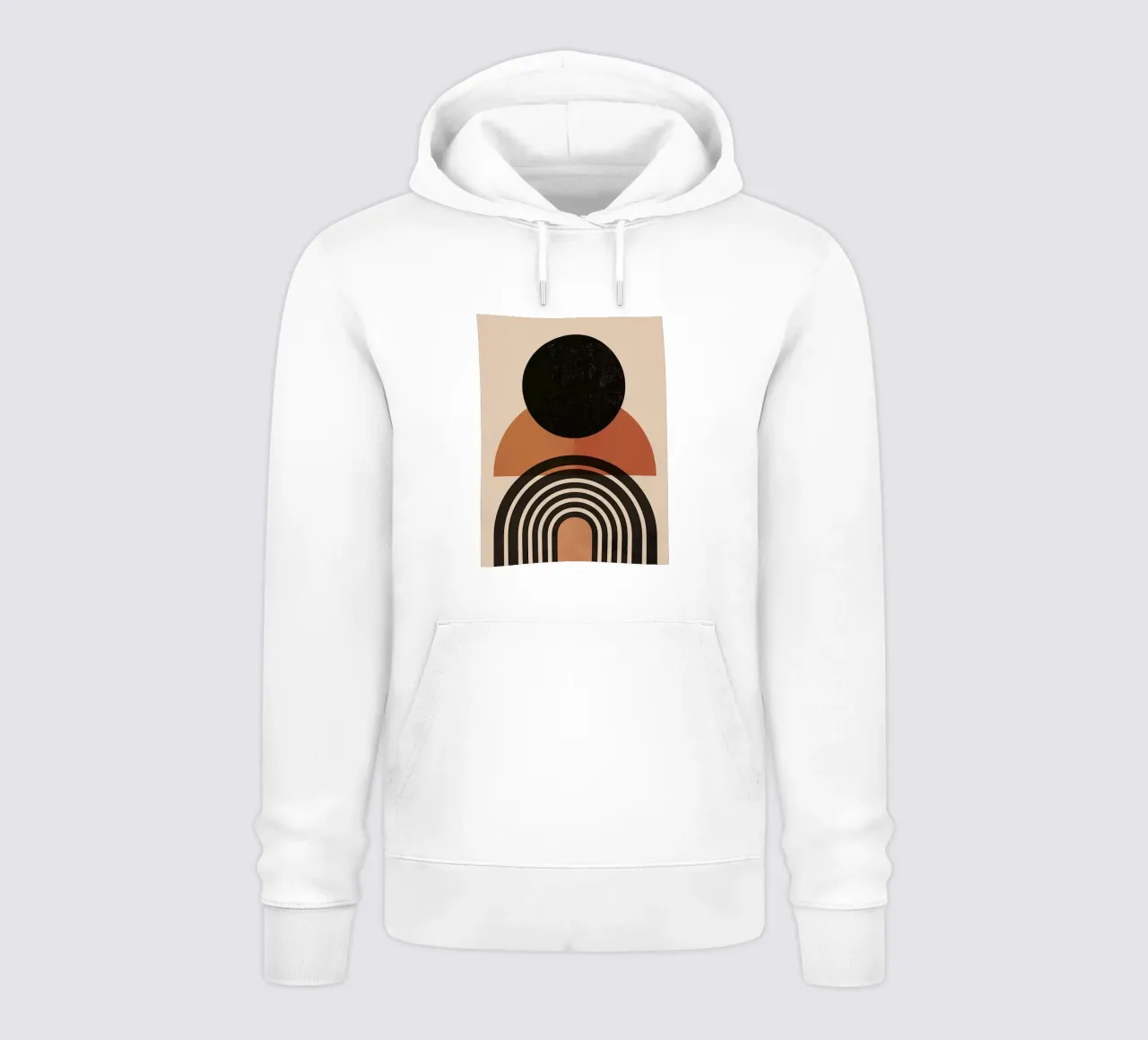 Moderno diseño semicircular sudadera con capucha de Whole©