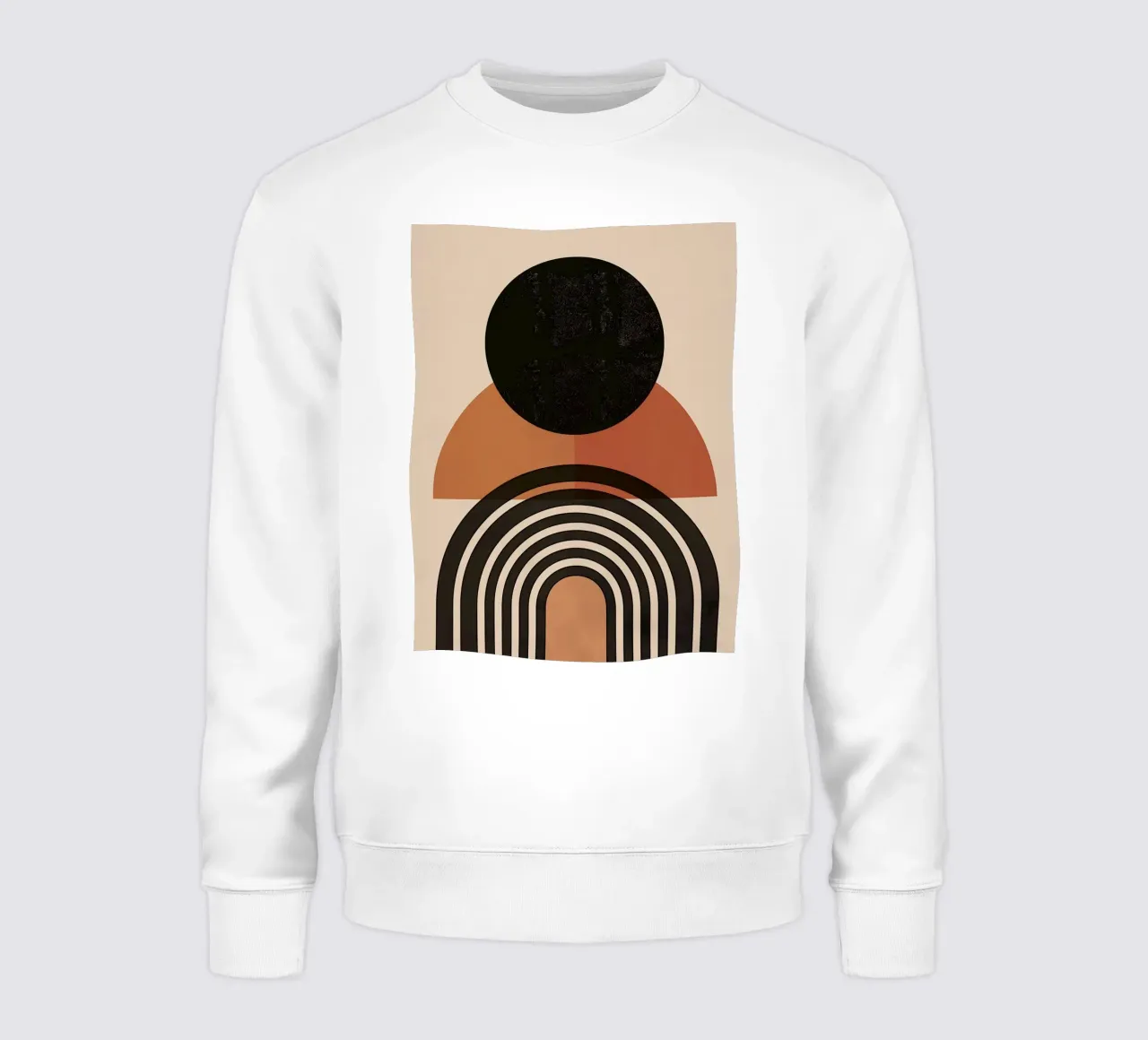 Design moderno e semicircolare felpa da Whole©