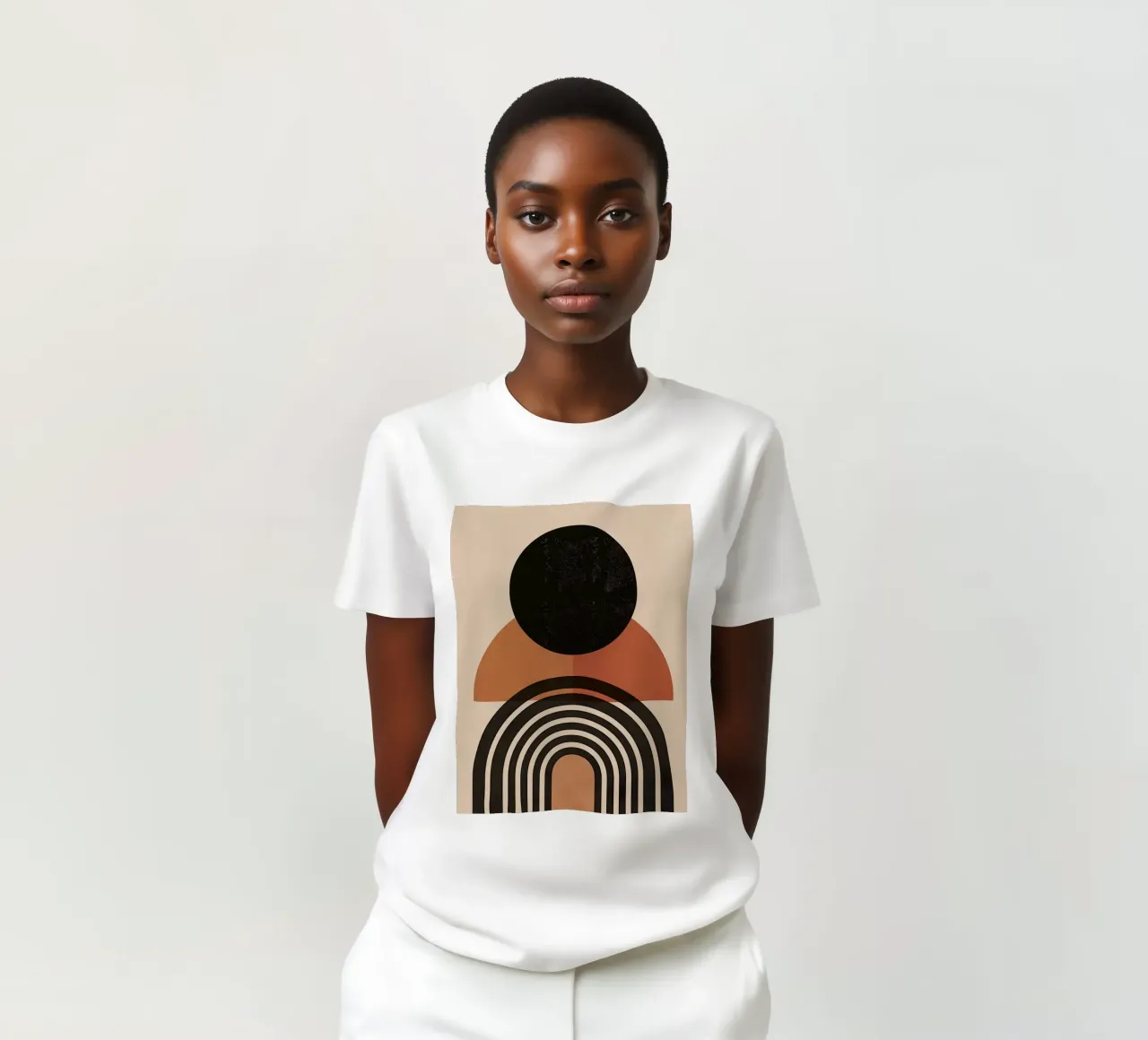 Design moderno e semicircolare t-shirt da Whole©