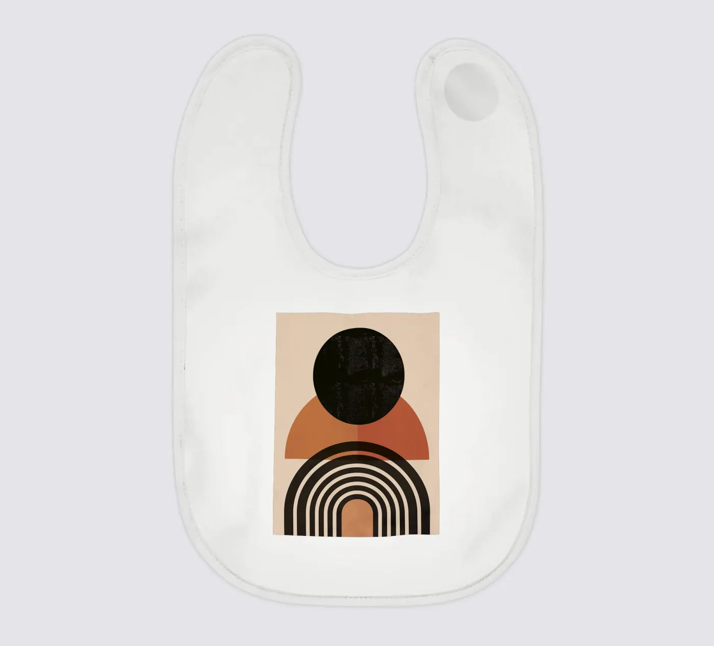 Design moderno e semicircolare bavaglino da Whole©