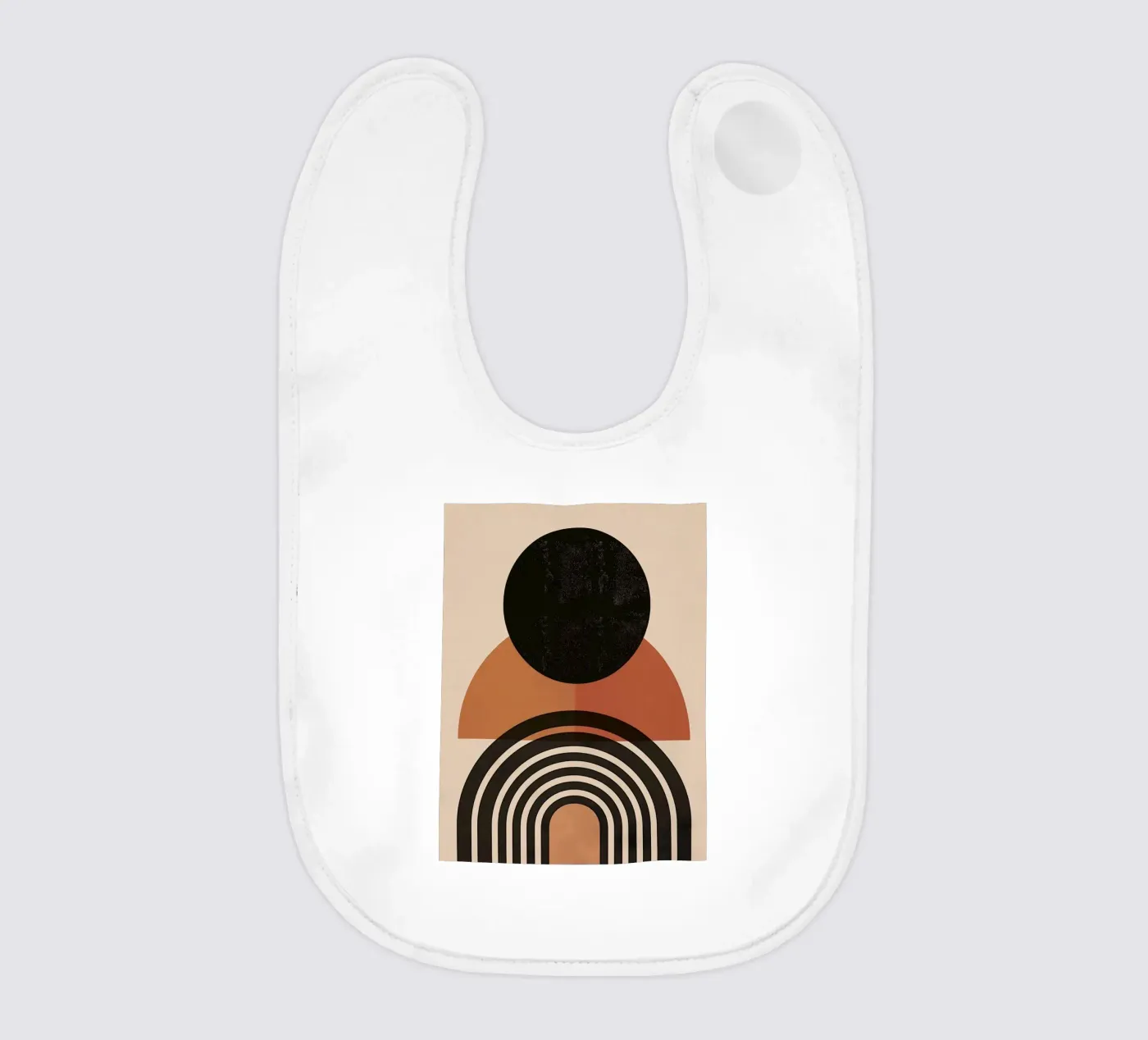 Design moderno e semicircolare bavaglino da Whole©