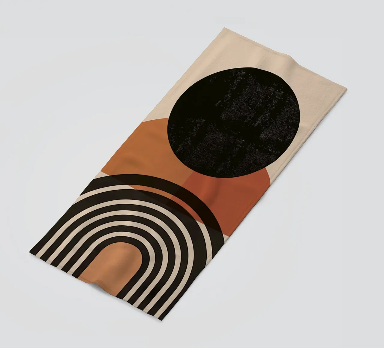 Design moderno e semicircolare telo mare da Whole©