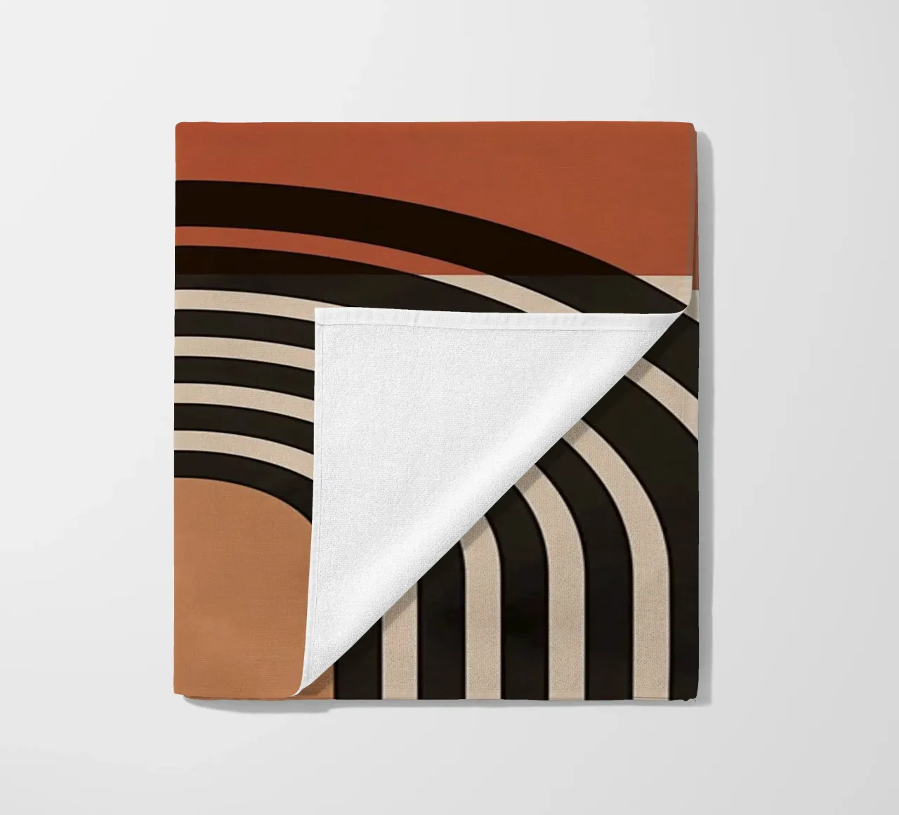 Design moderno e semicircolare telo mare da Whole©