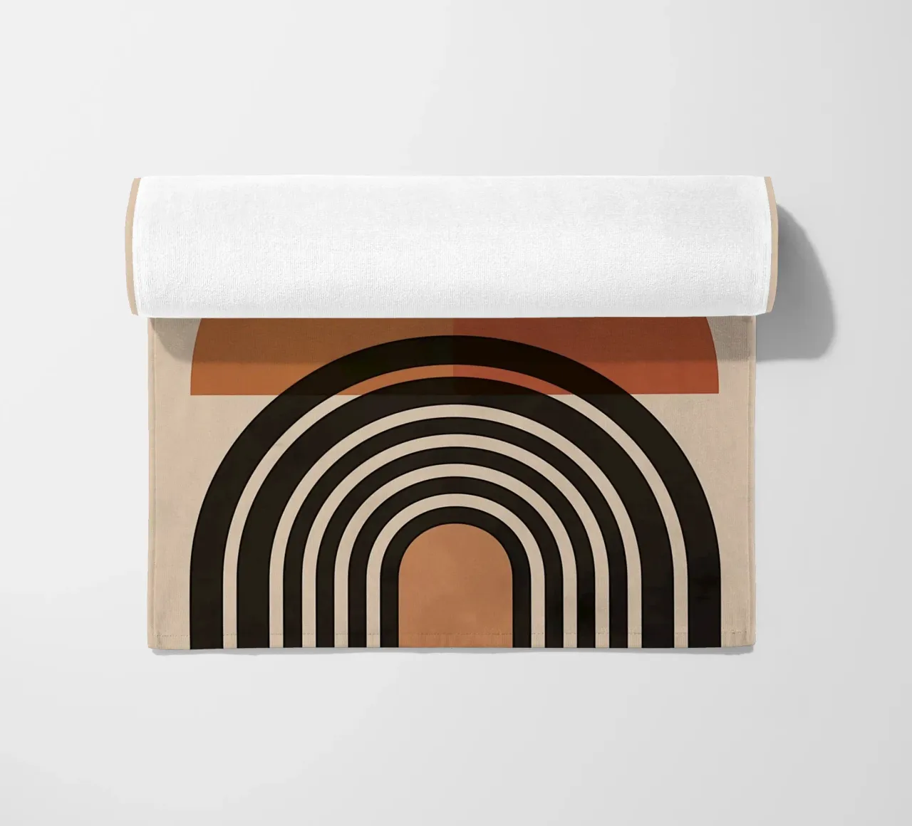 Design moderno e semicircolare telo mare da Whole©