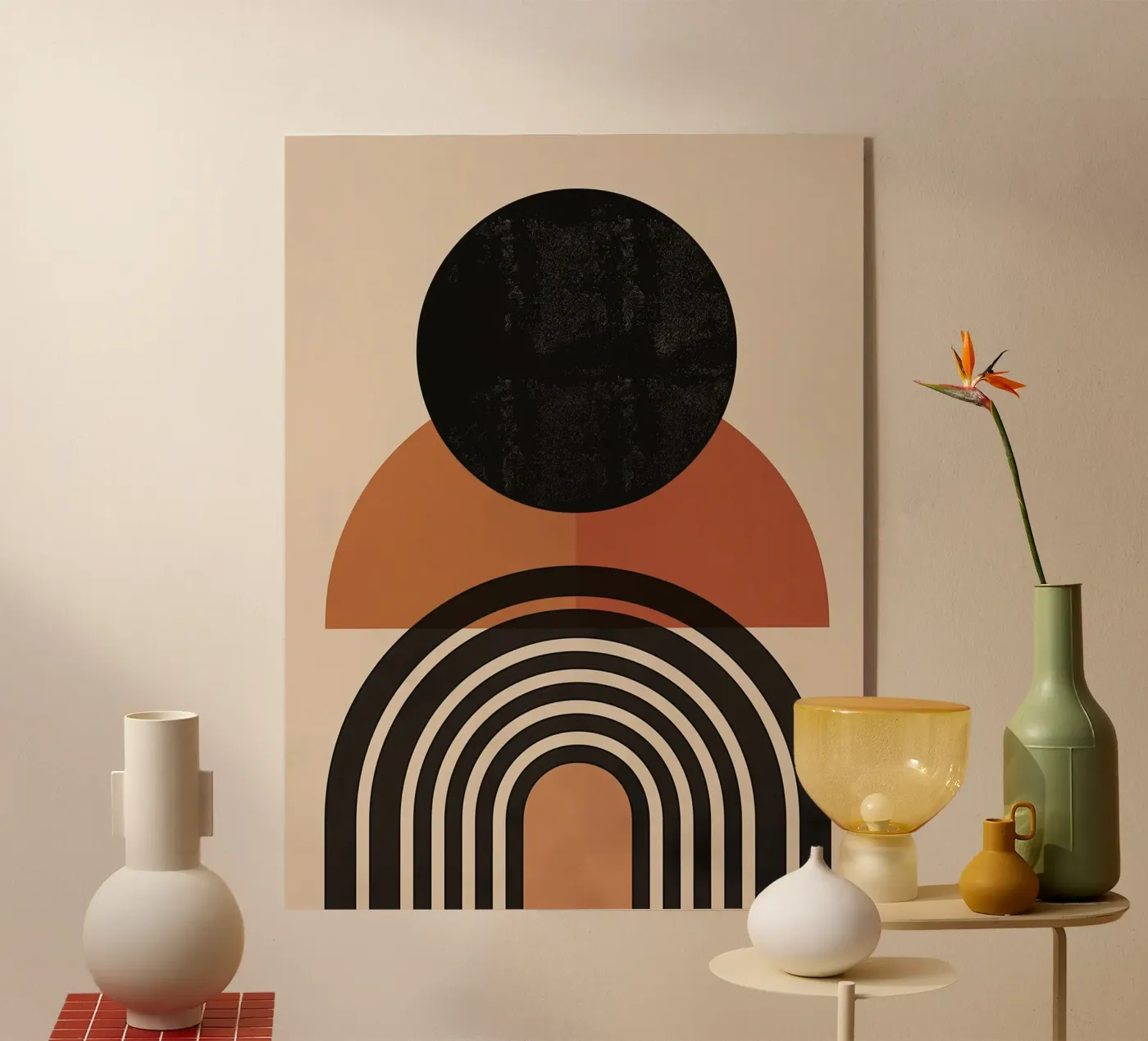 Modern semi-circular design plexiglas de Whole©