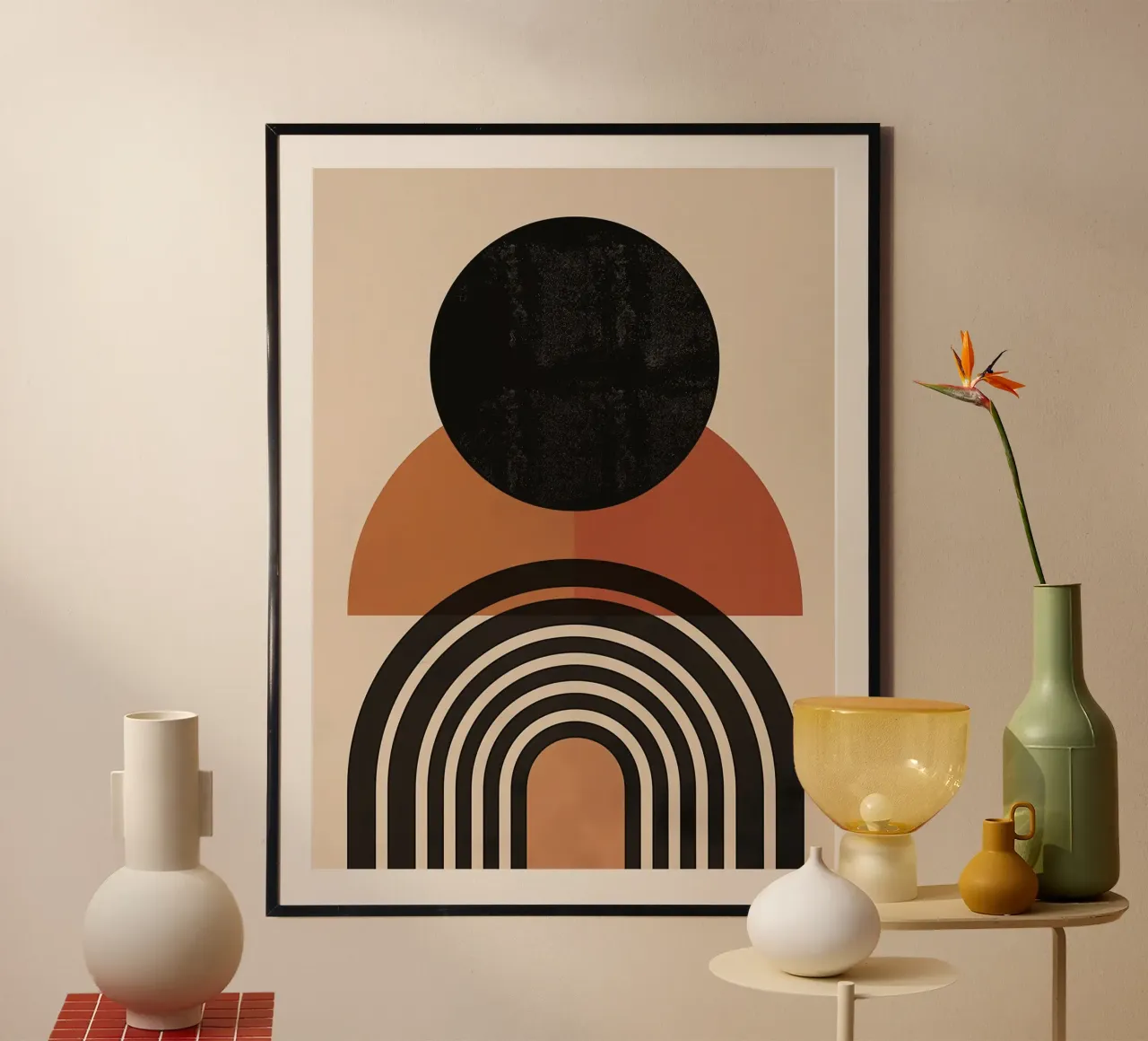 Design moderno e semicircolare poster da Whole©