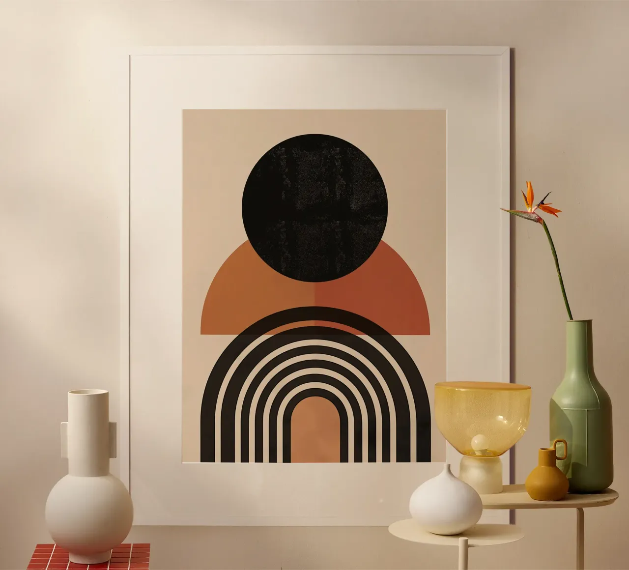 Design moderno e semicircolare poster da Whole©