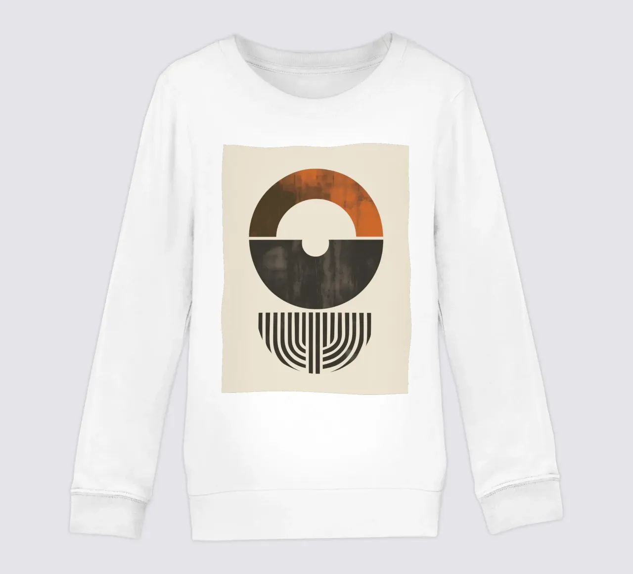 Abstract geometry art kids sweatshirt by Whole©
