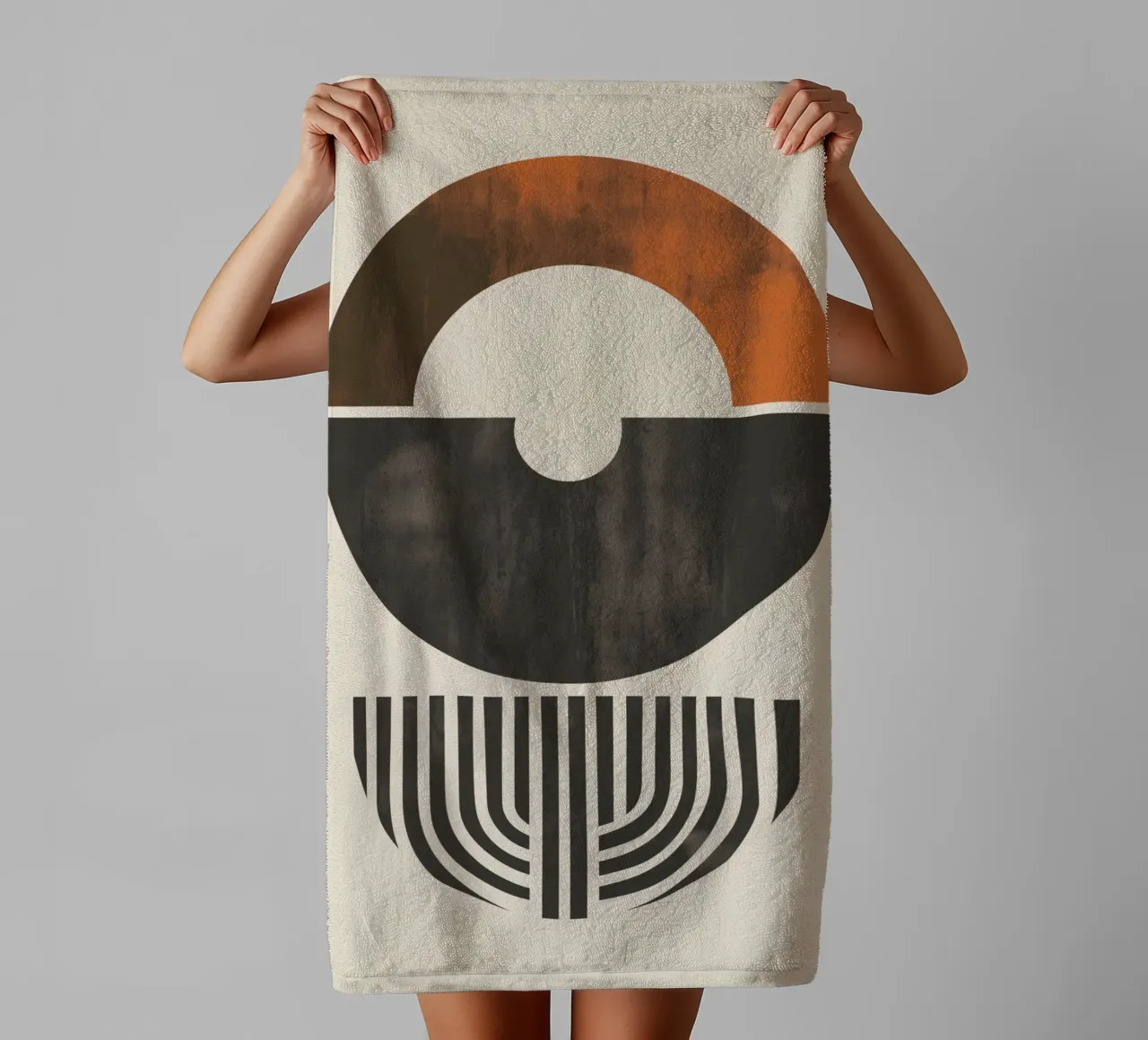 Abstrakte Geometrie Kunst Handtuch von Whole©