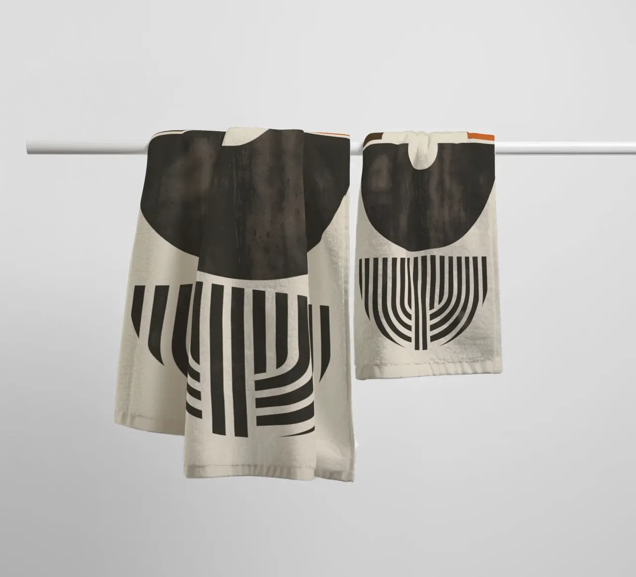 Abstrakte Geometrie Kunst Handtuch von Whole©