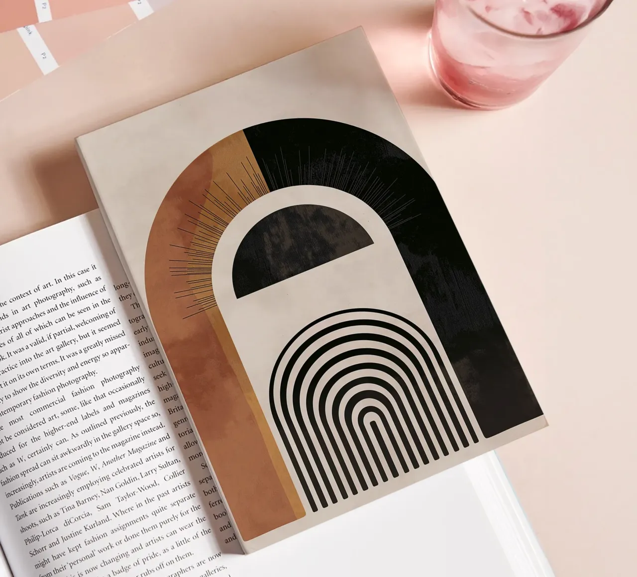 Geometric Arch Design notebook by Whole©