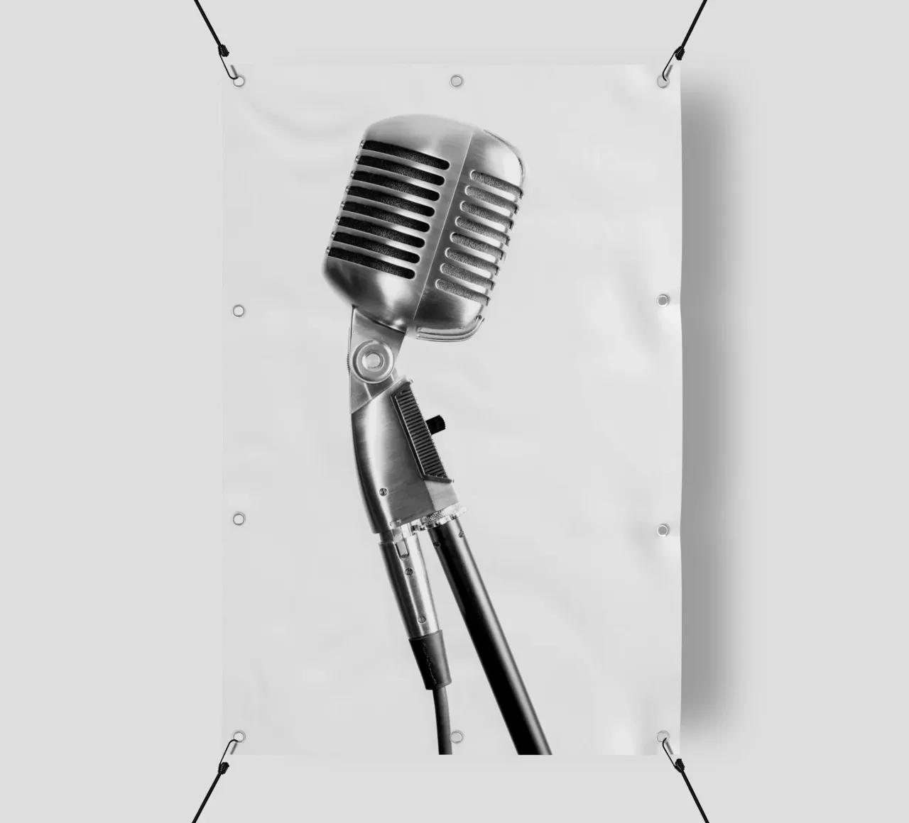 Microfono classico telo in pvc da anderm