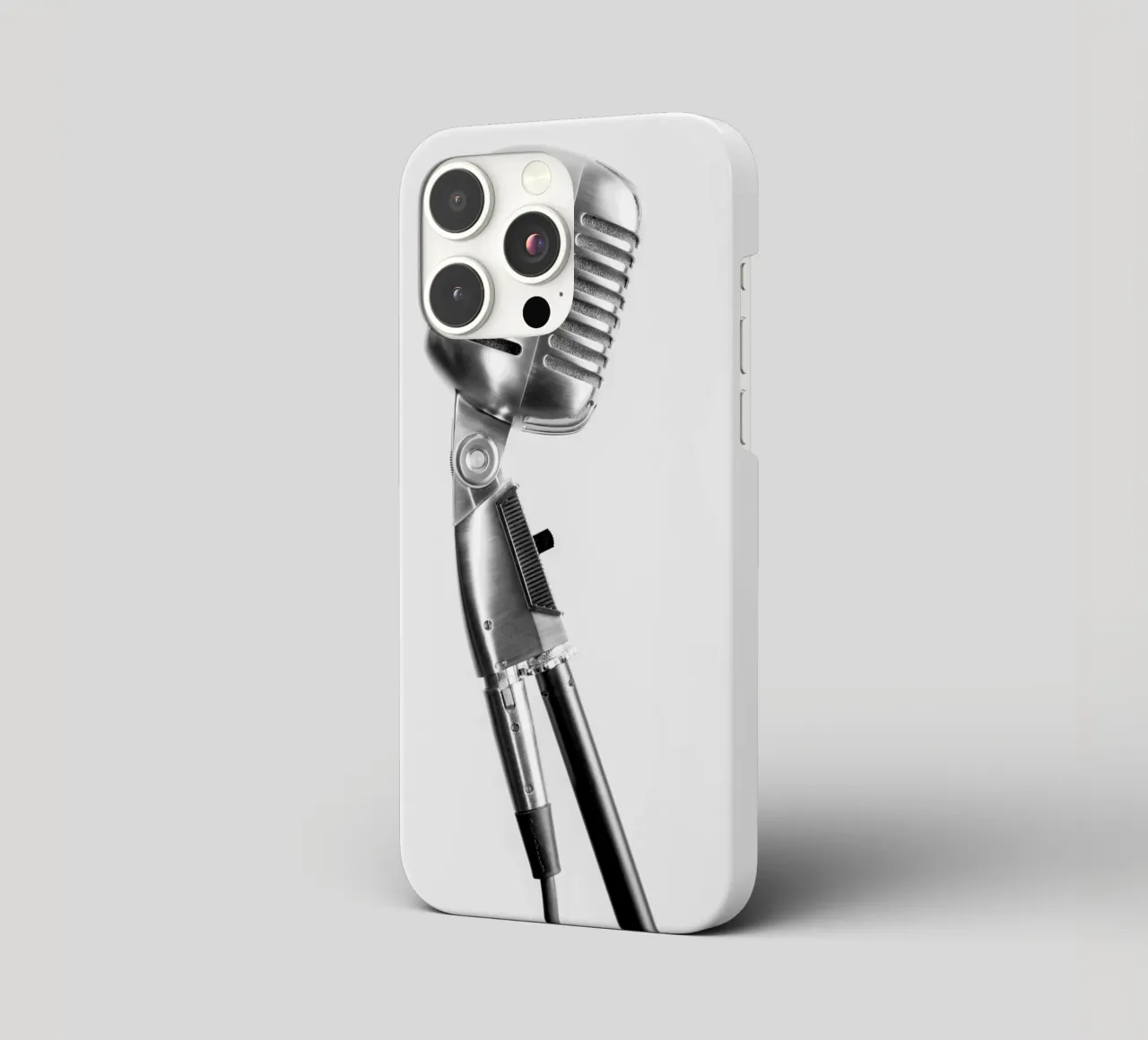 Microfono classico cover iphone da anderm