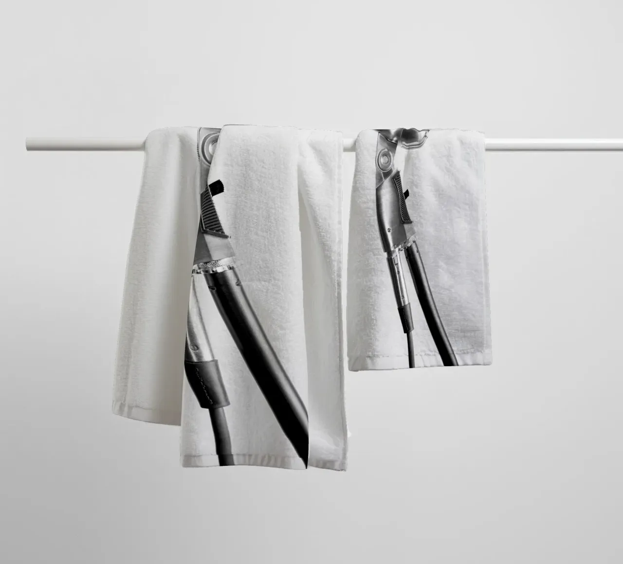 Microfono classico asciugamano da bagno da anderm