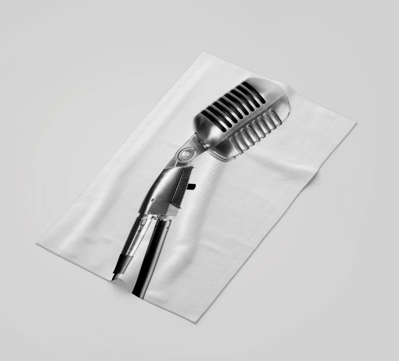 Classic microphone serviette de plage de anderm