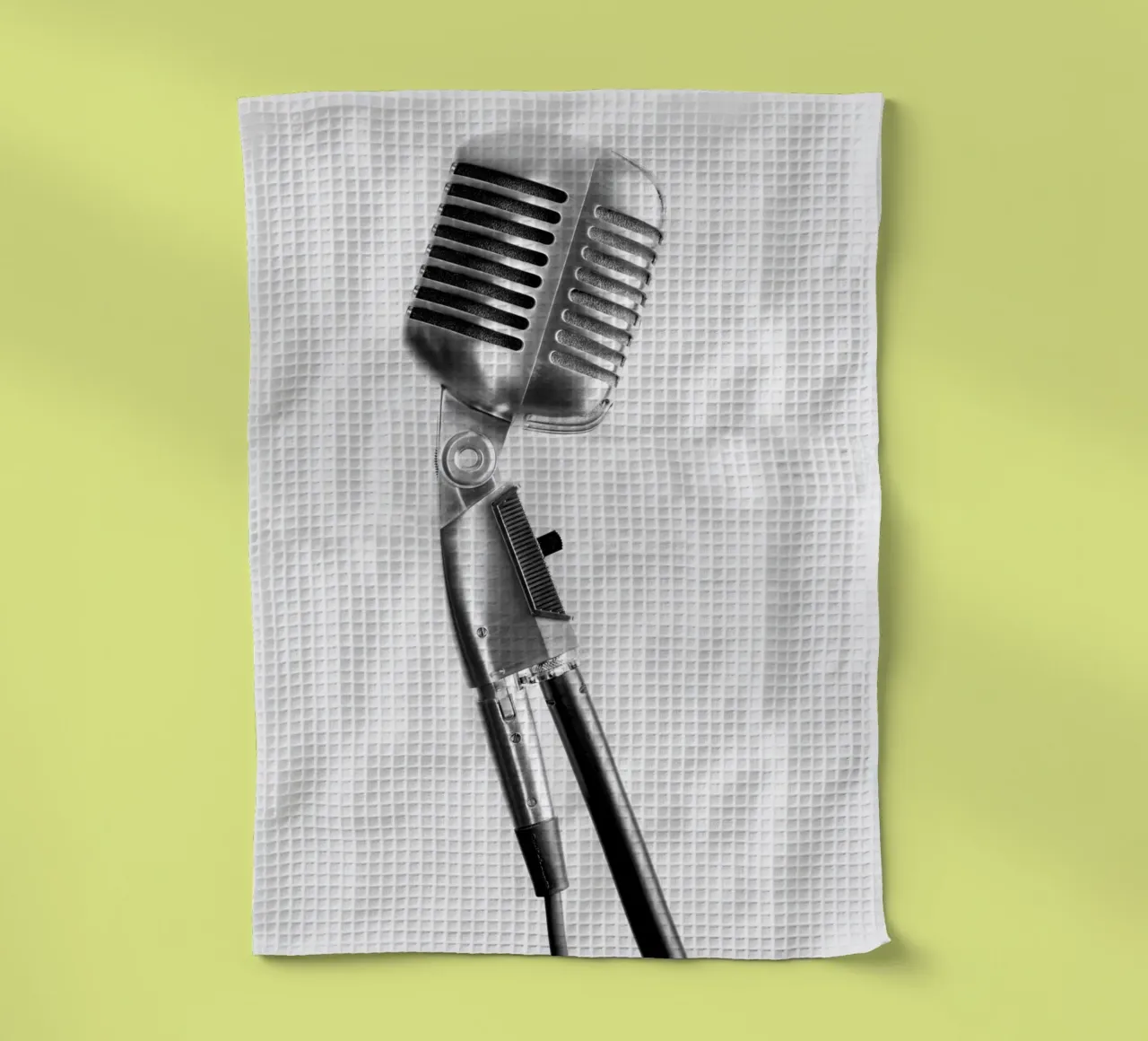 Microfono classico canovaccio da cucina da anderm