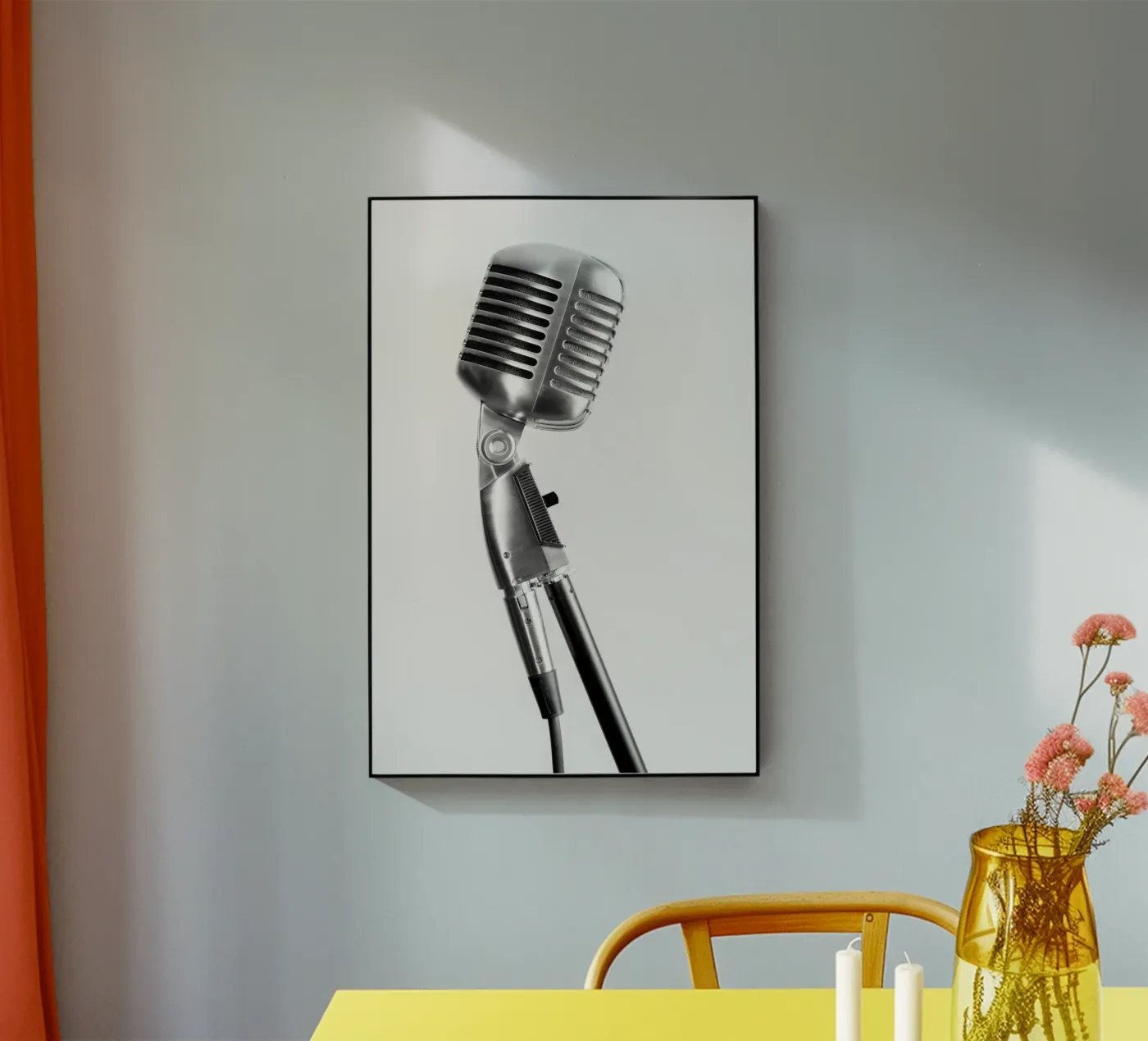 Classic microphone plexiglas de anderm