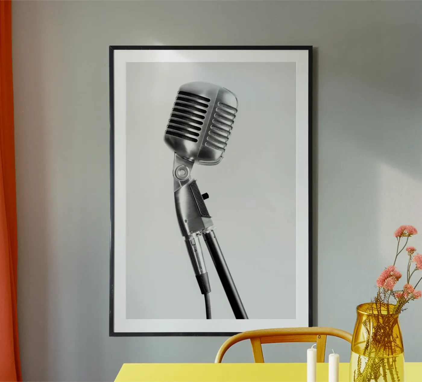 Microfono classico poster da anderm