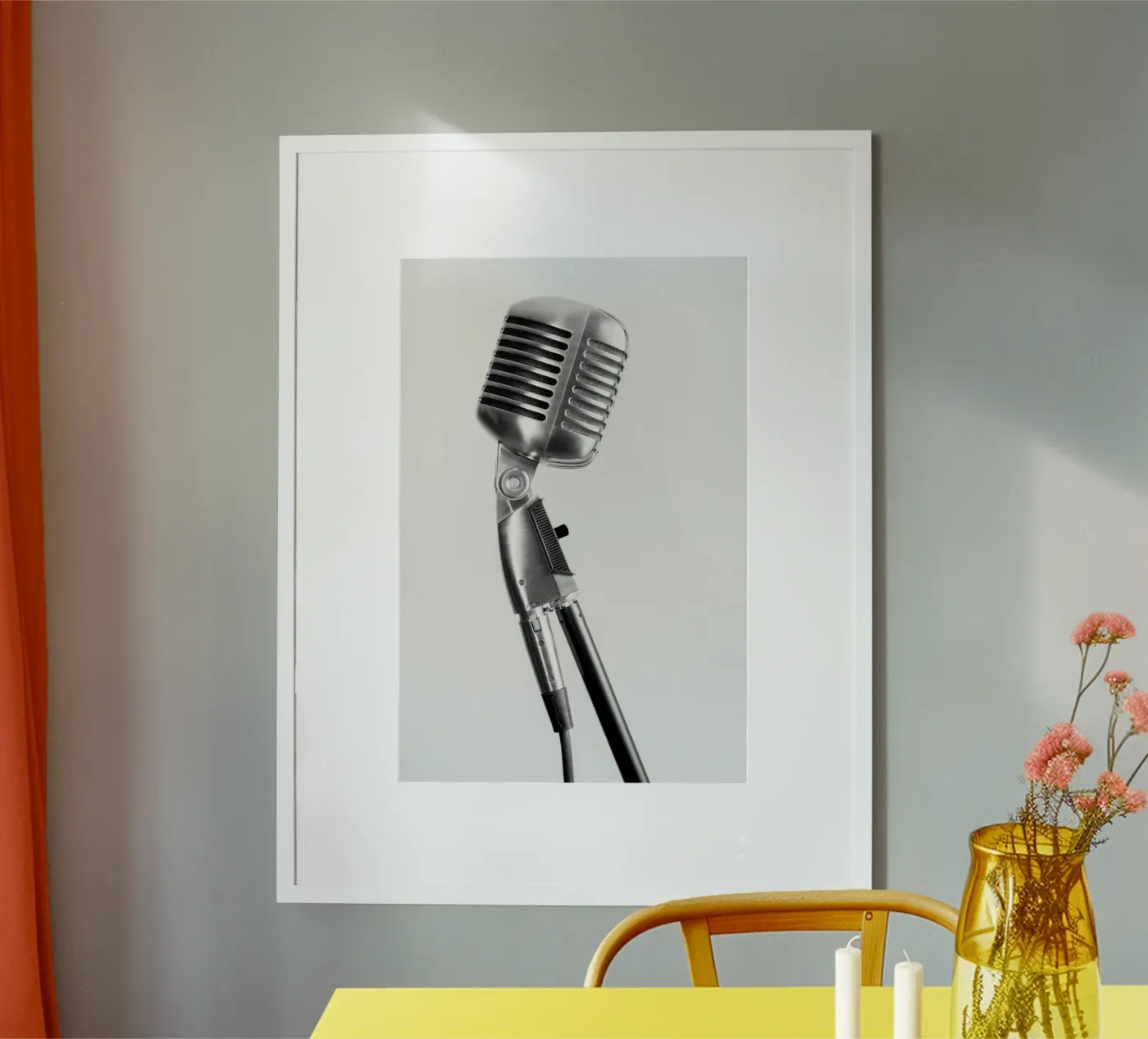 Microfono classico poster da anderm