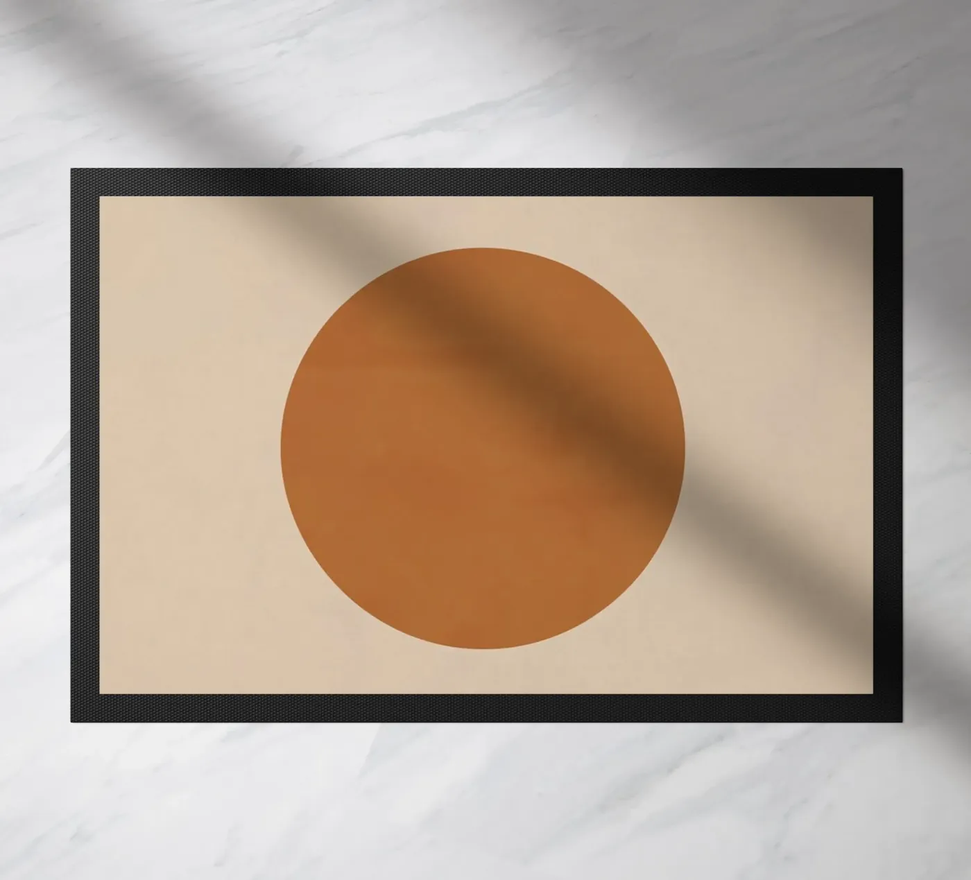 Boho geometric artwork doormat by Whole©