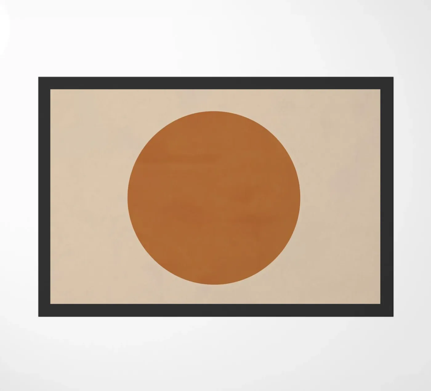 Boho geometric artwork doormat by Whole©