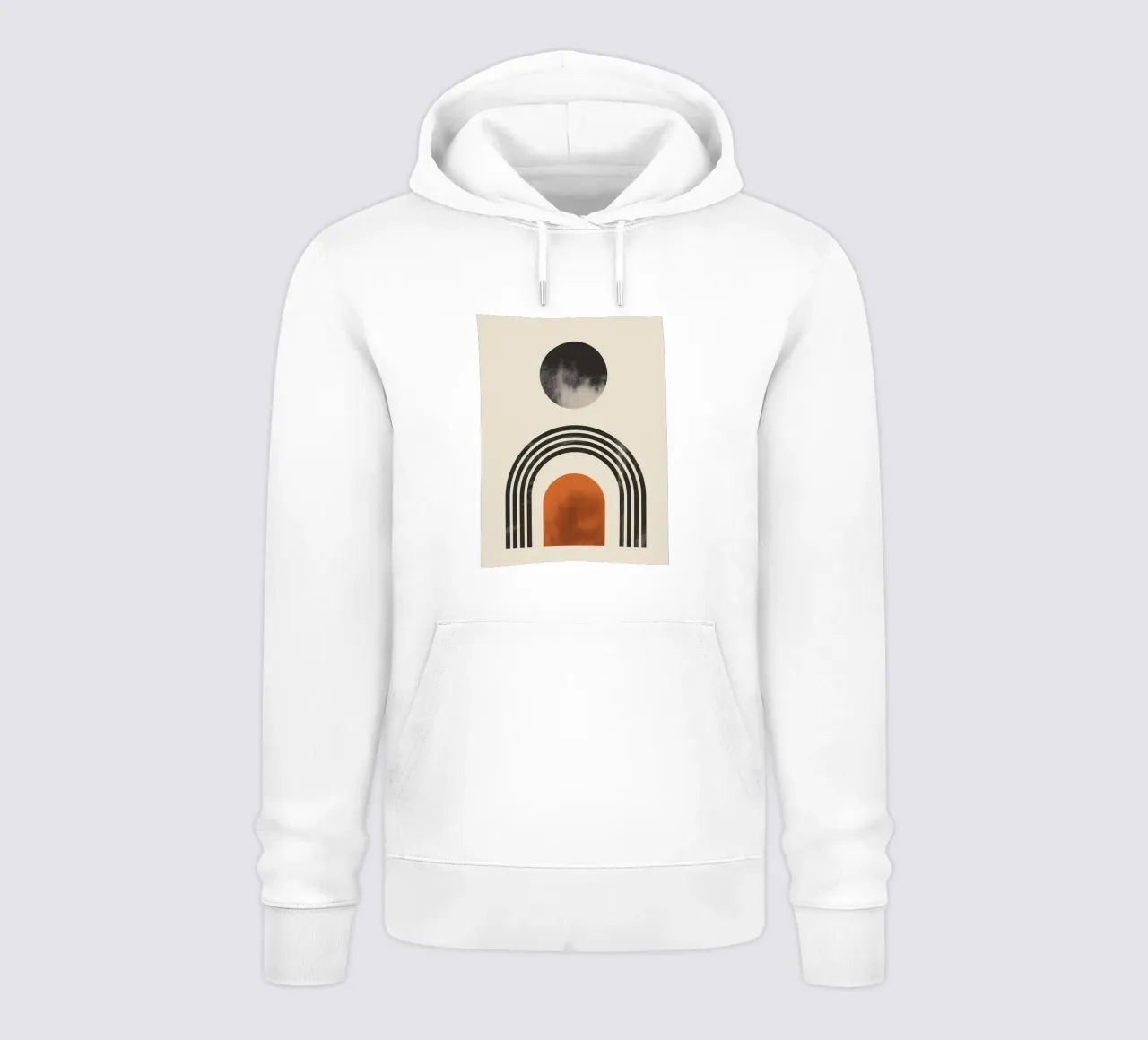 Arte boho minimalista felpa con cappuccio da Whole©
