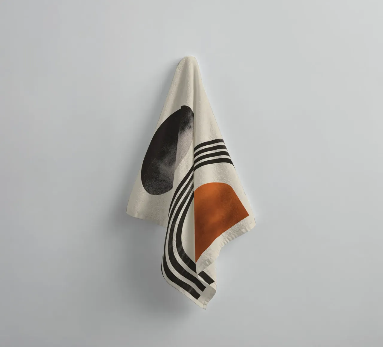 Minimalist boho art towel by Whole©