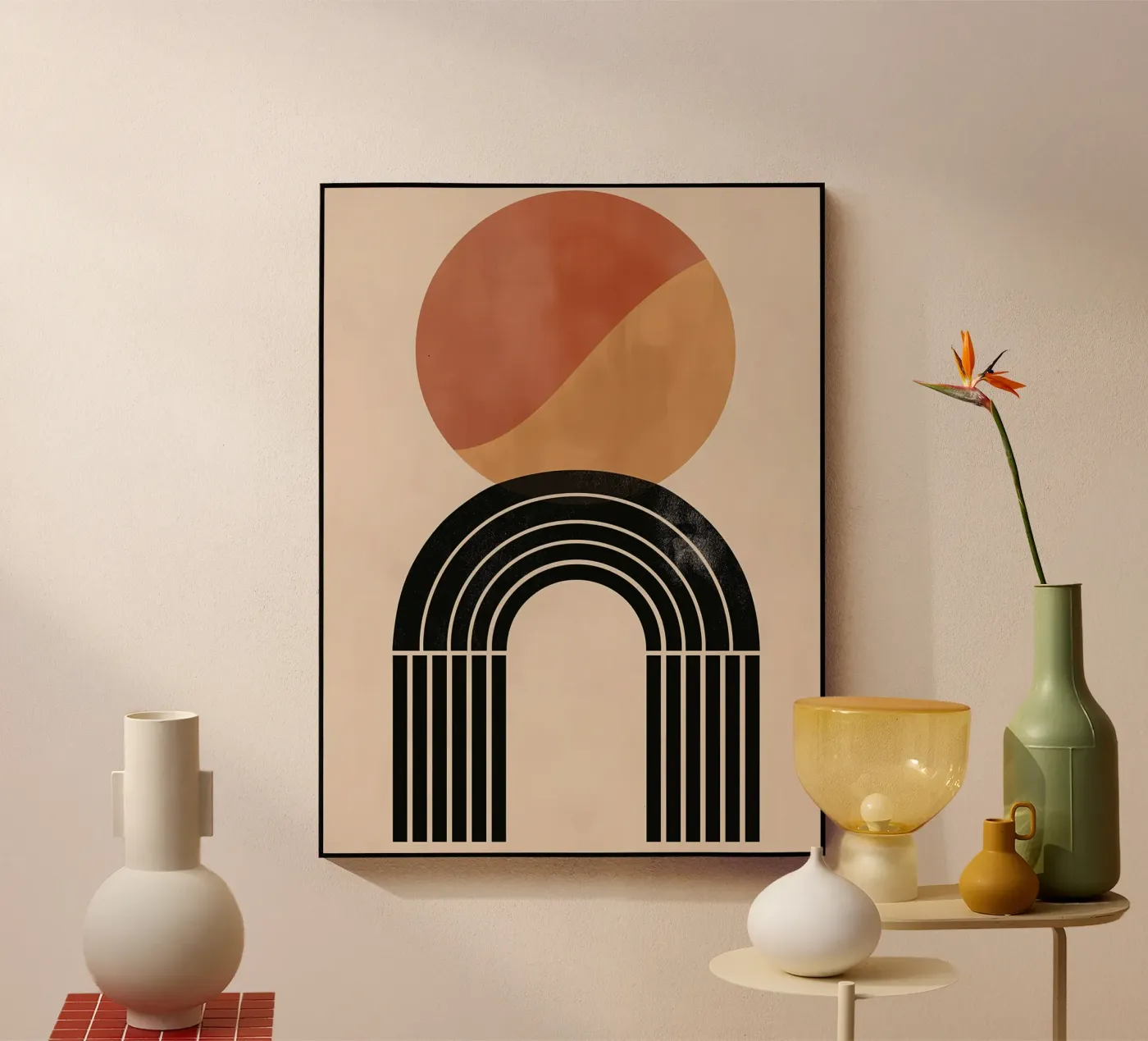 Geometric boho art plexiglass da Whole©