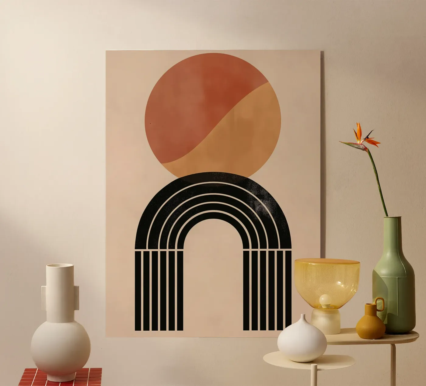 Geometric boho art plexiglass da Whole©