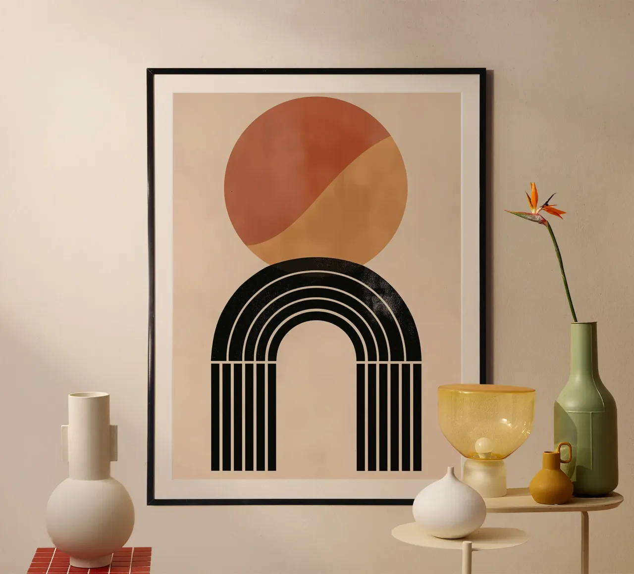 Arte geometrica boho carta hahnemühle da Whole©