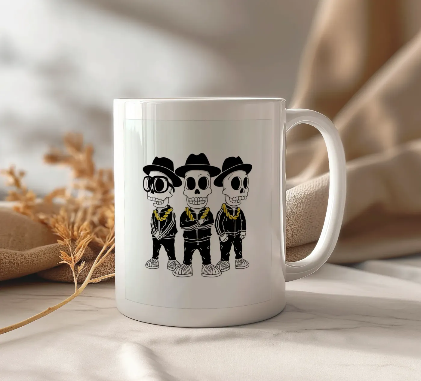 It's Tricky ceramic mug by Zhi Yun Zhang