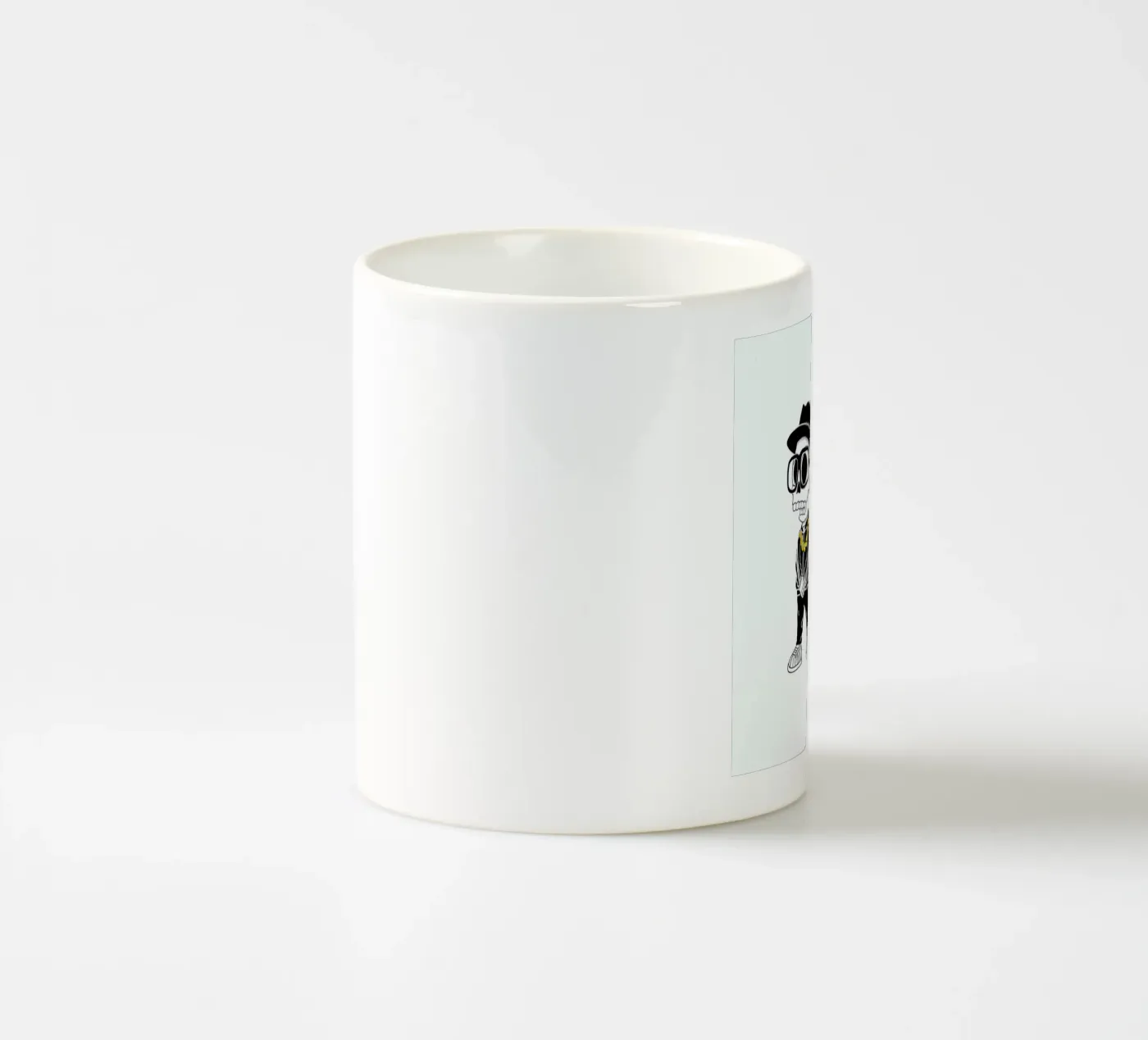 It's Tricky ceramic mug by Zhi Yun Zhang