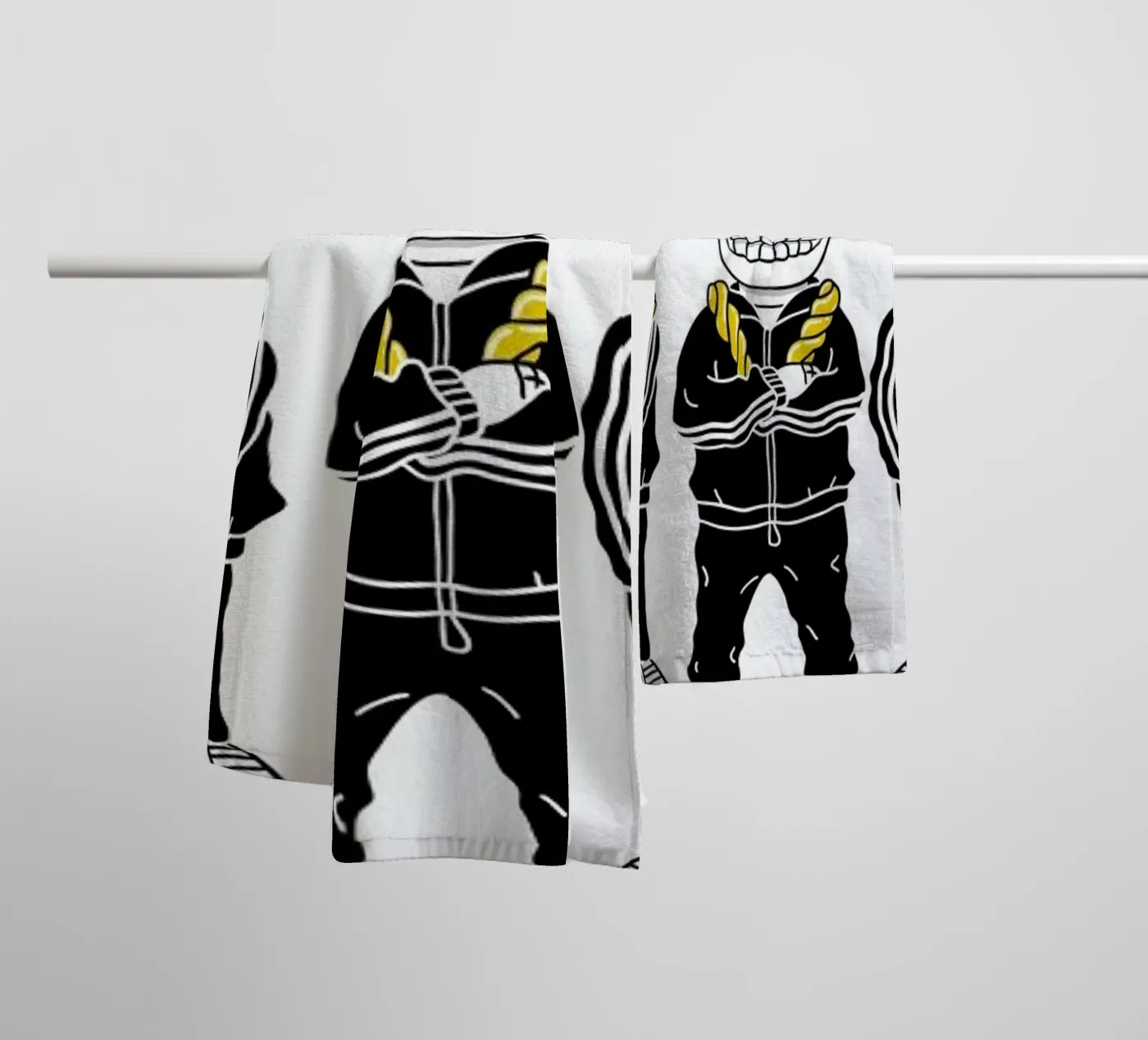 It's Tricky badhanddoek van Zhi Yun Zhang
