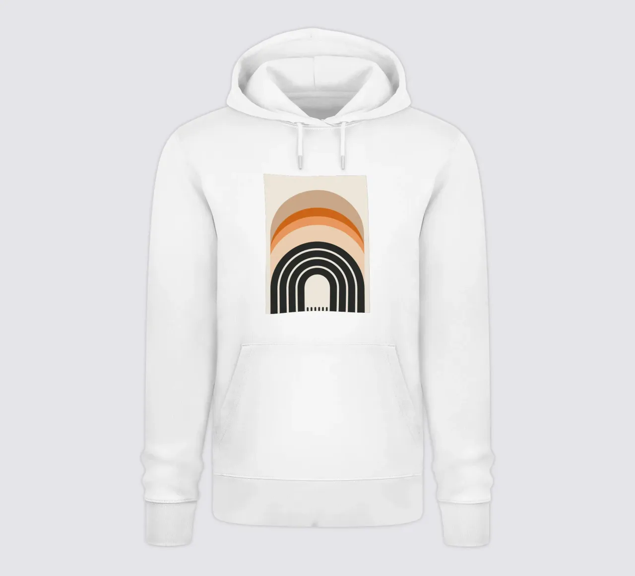 Design arcobaleno retrò felpa con cappuccio da Whole©