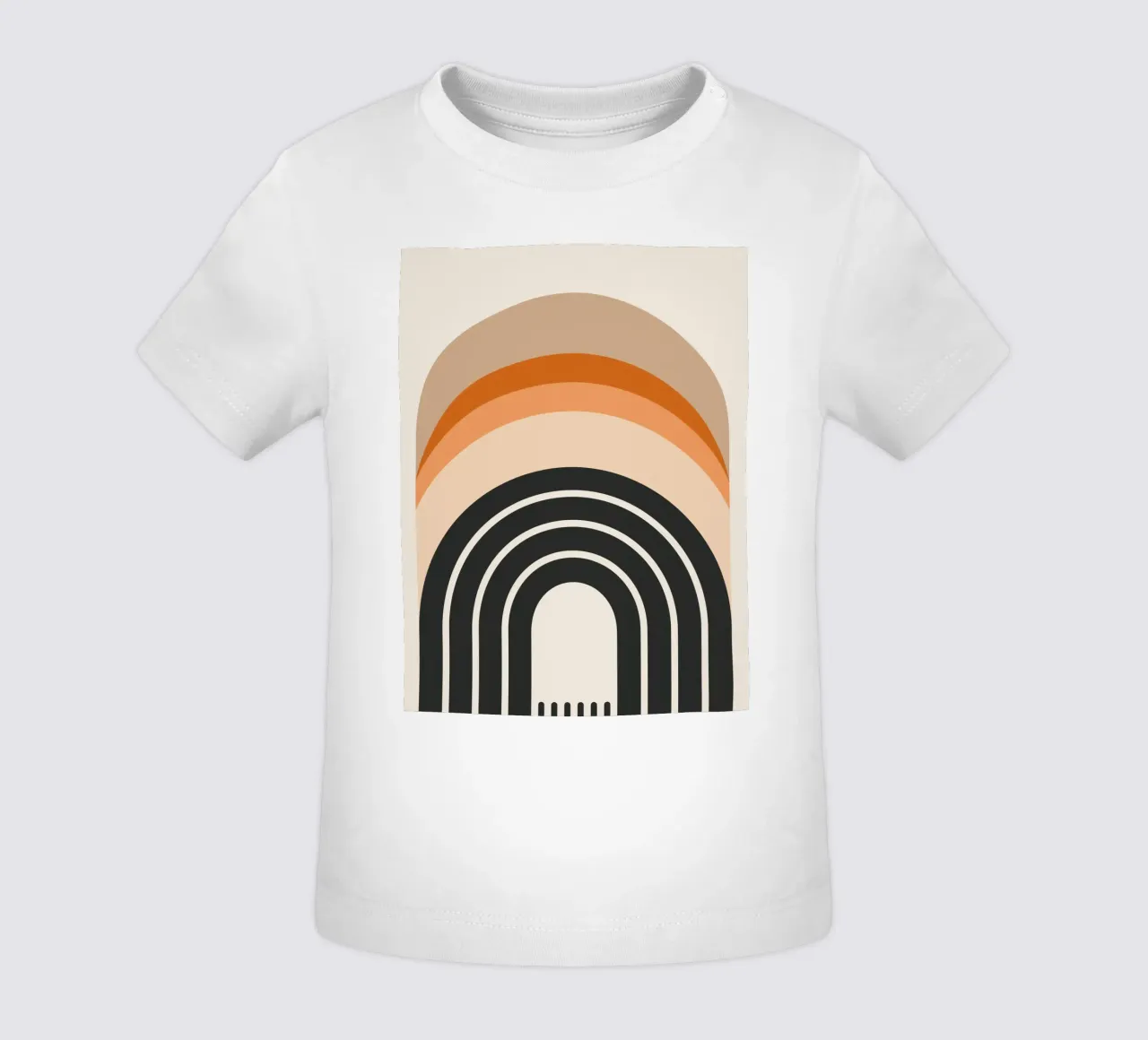 Design arcobaleno retrò maglietta neonato da Whole©