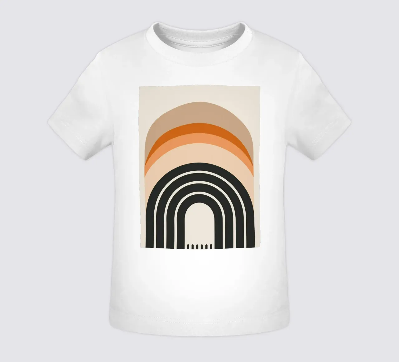 Diseño arco iris retro camiseta de bebé de Whole©