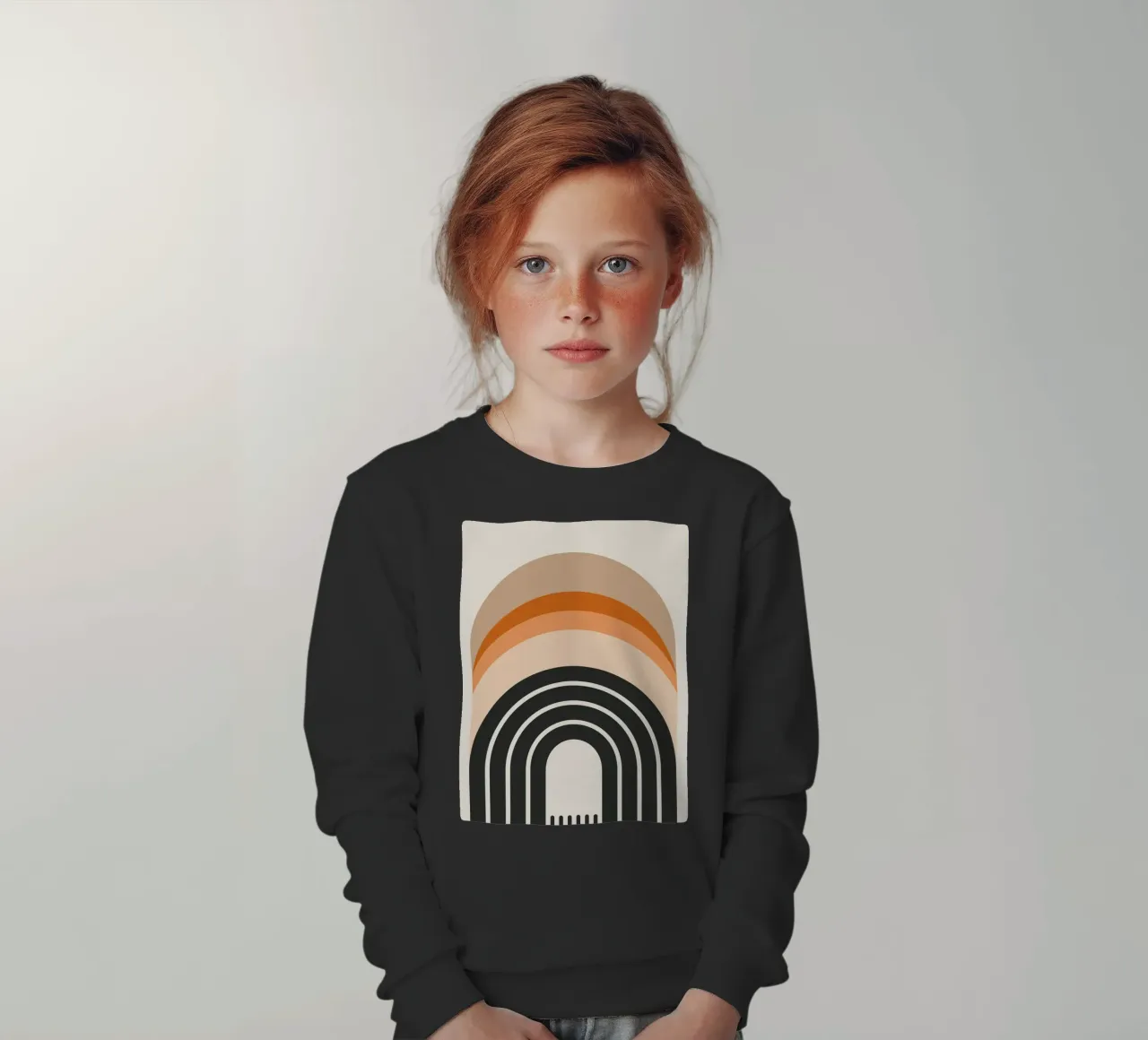 Design arcobaleno retrò felpa bambino da Whole©