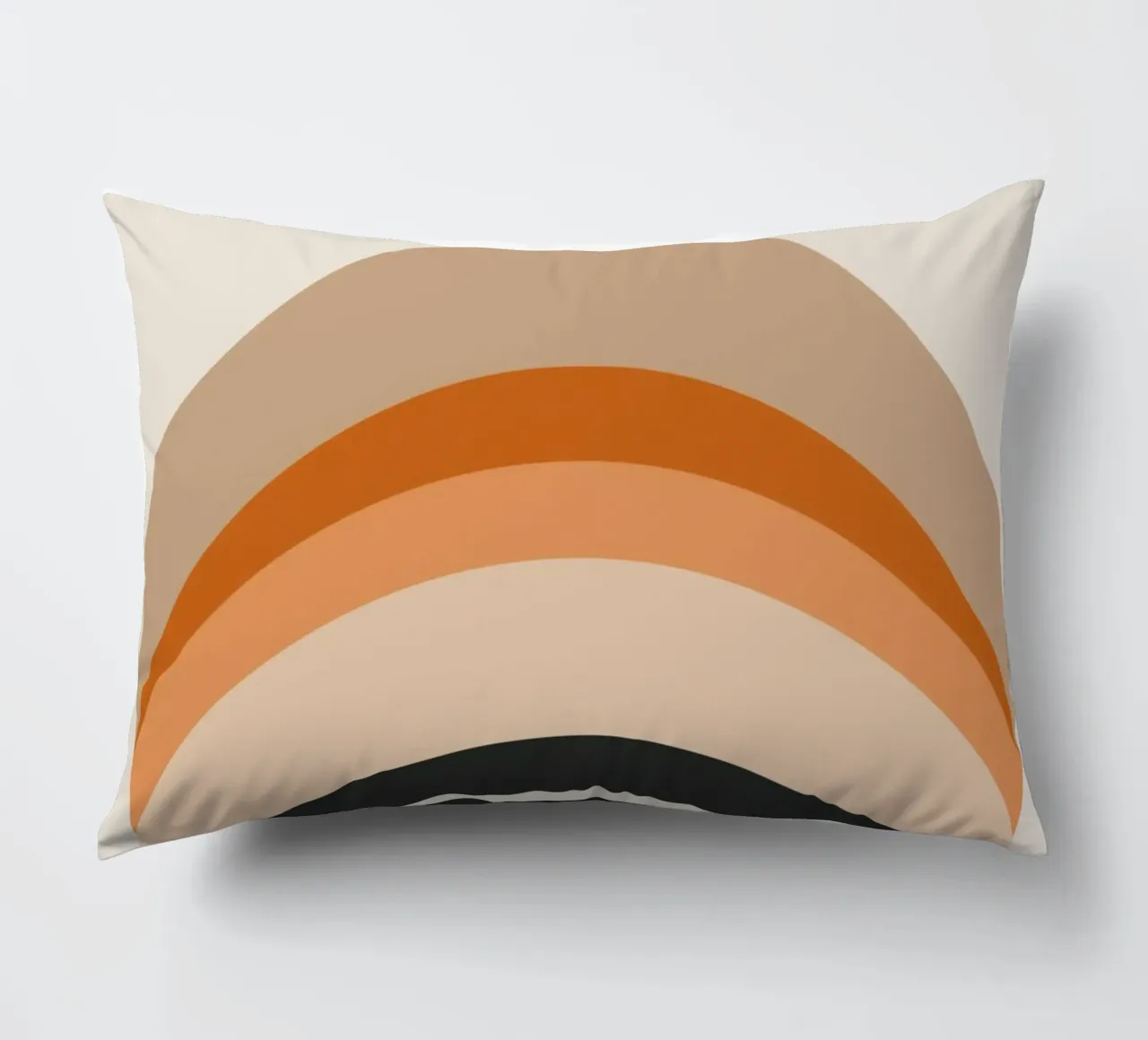 Retro Regenbogen Design Kissen von Whole©