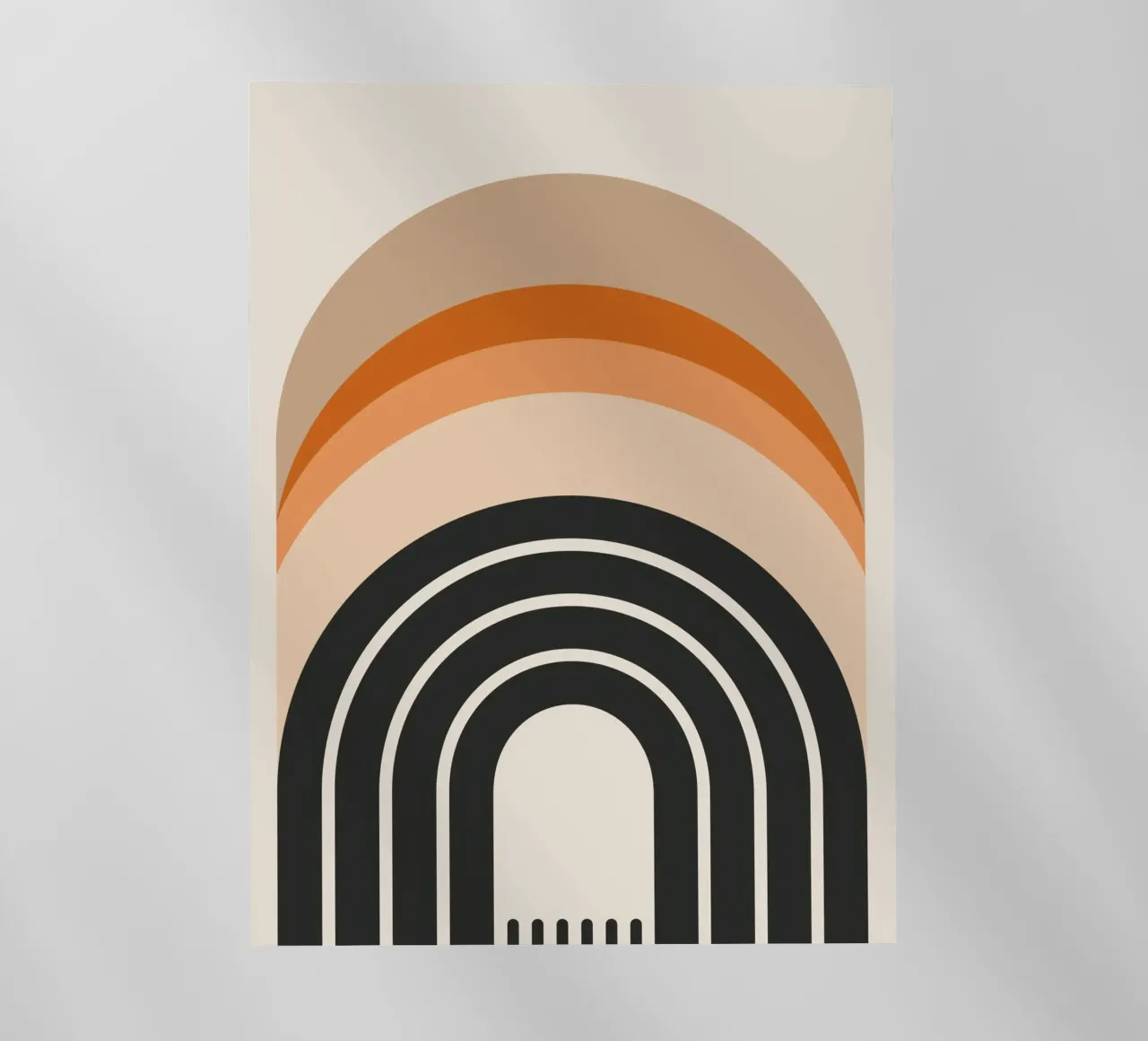 Retro Regenbogen Design Backlit Folie von Whole©
