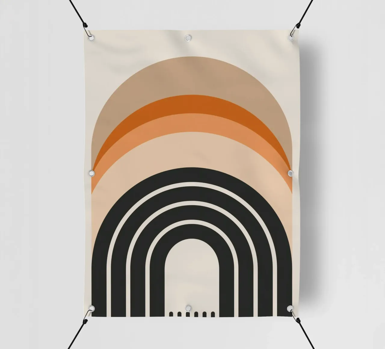 Design arcobaleno retrò telo in pvc da Whole©