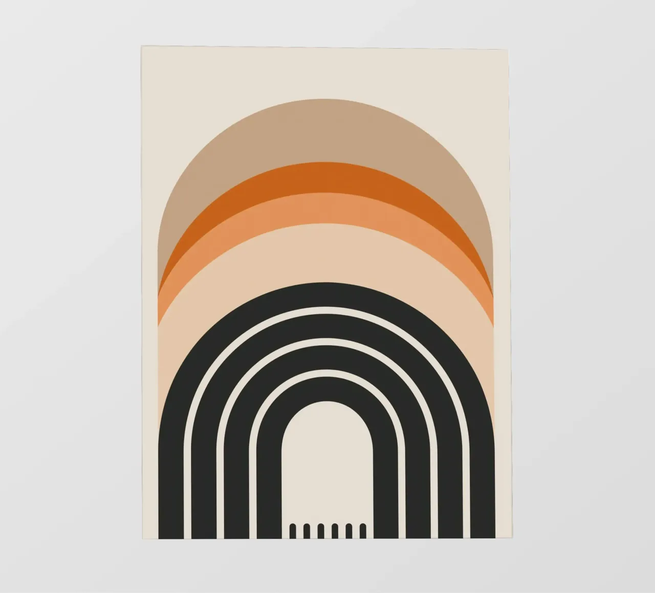 Retro rainbow design pvc cover by Whole©