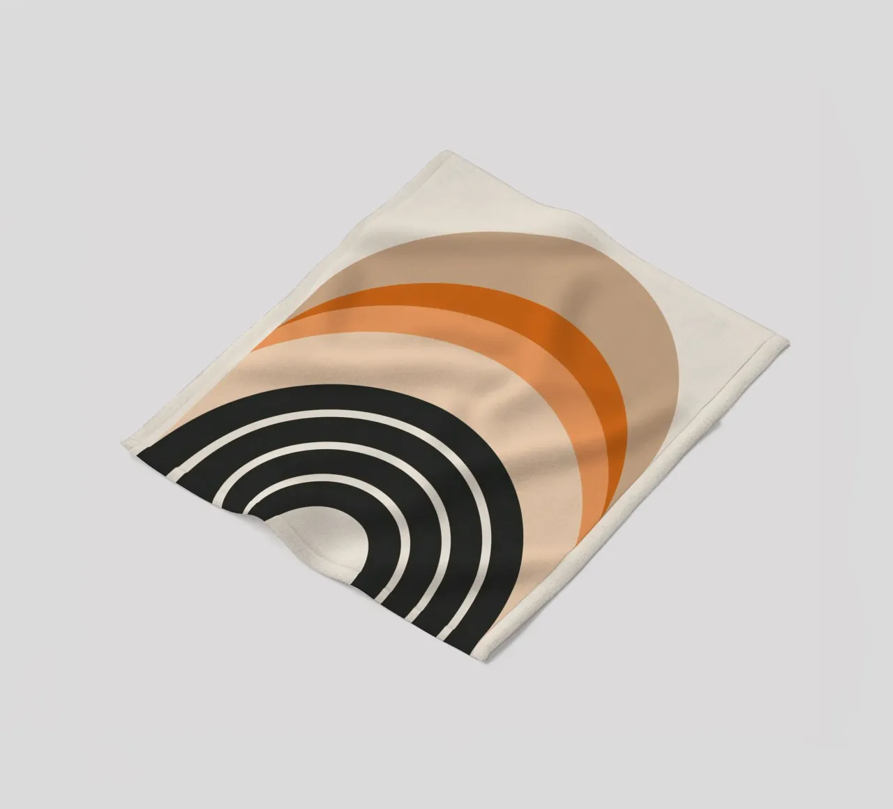 Design arcobaleno retrò coperta in pile da Whole©