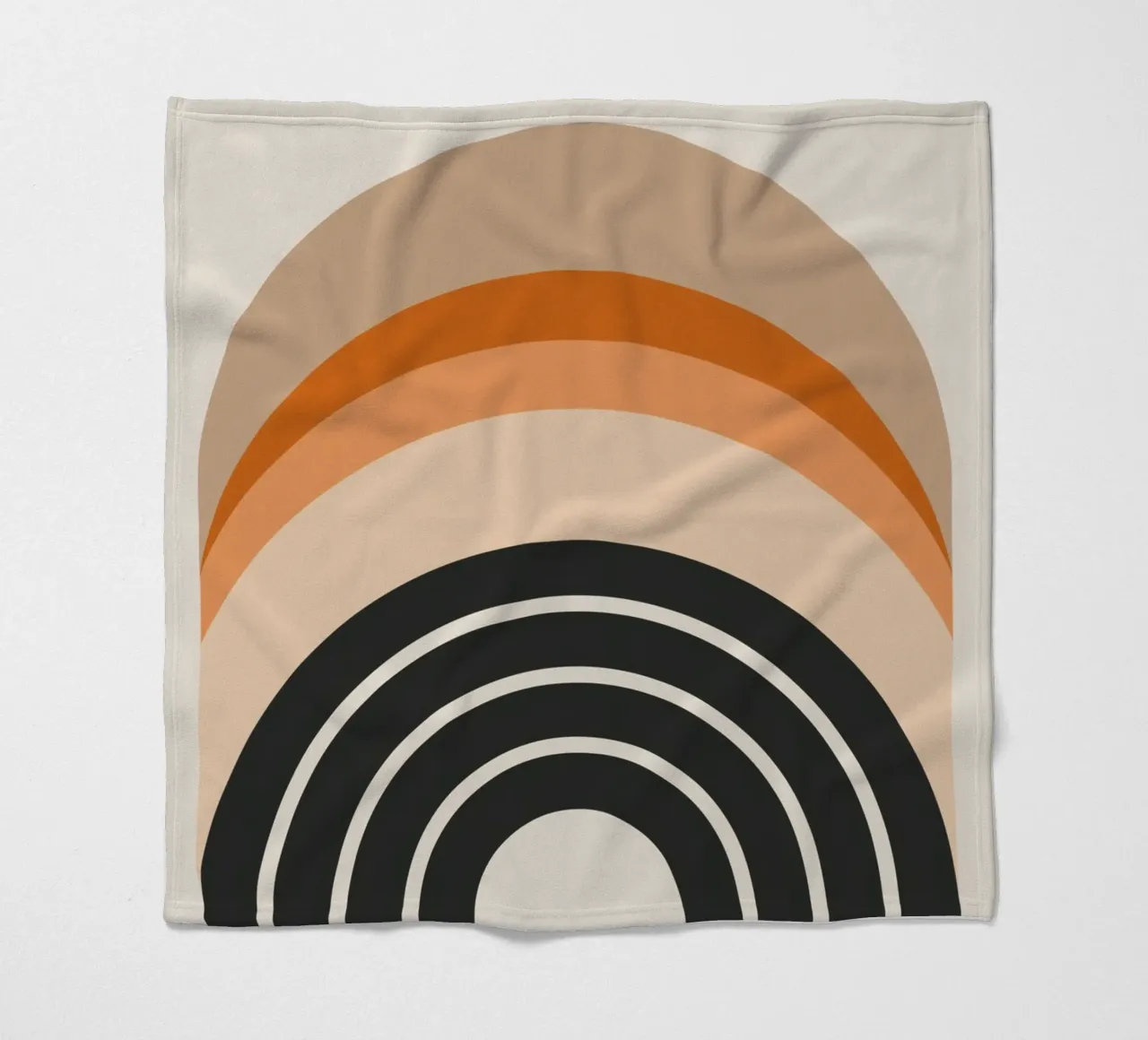 Design arcobaleno retrò coperta in pile da Whole©