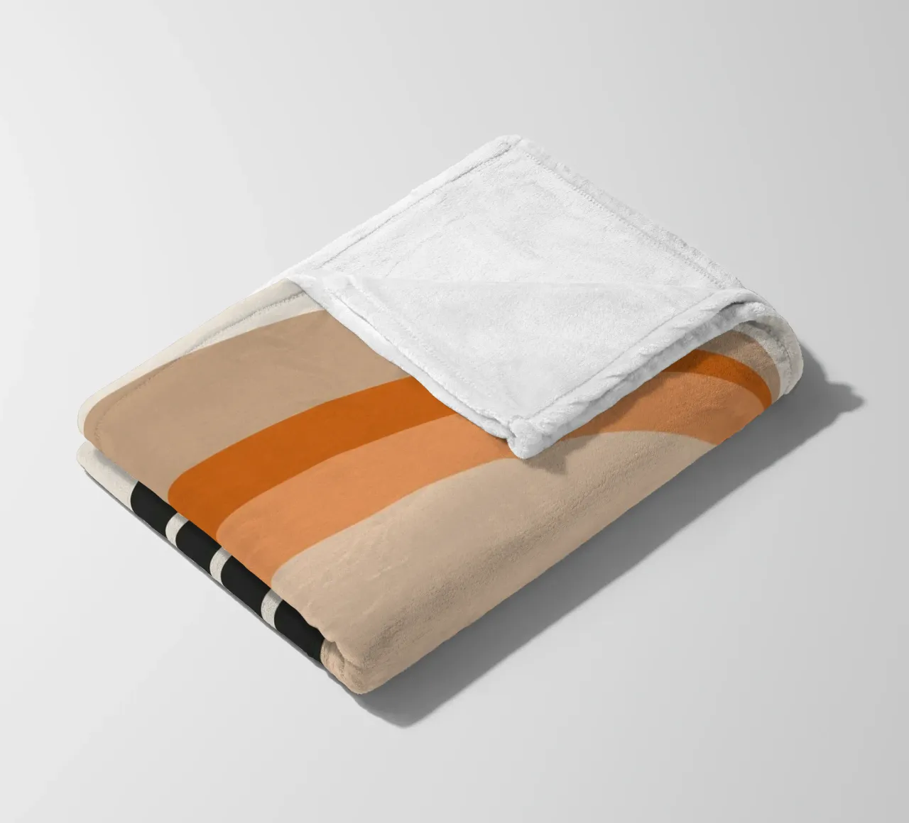 Design arcobaleno retrò coperta in pile da Whole©