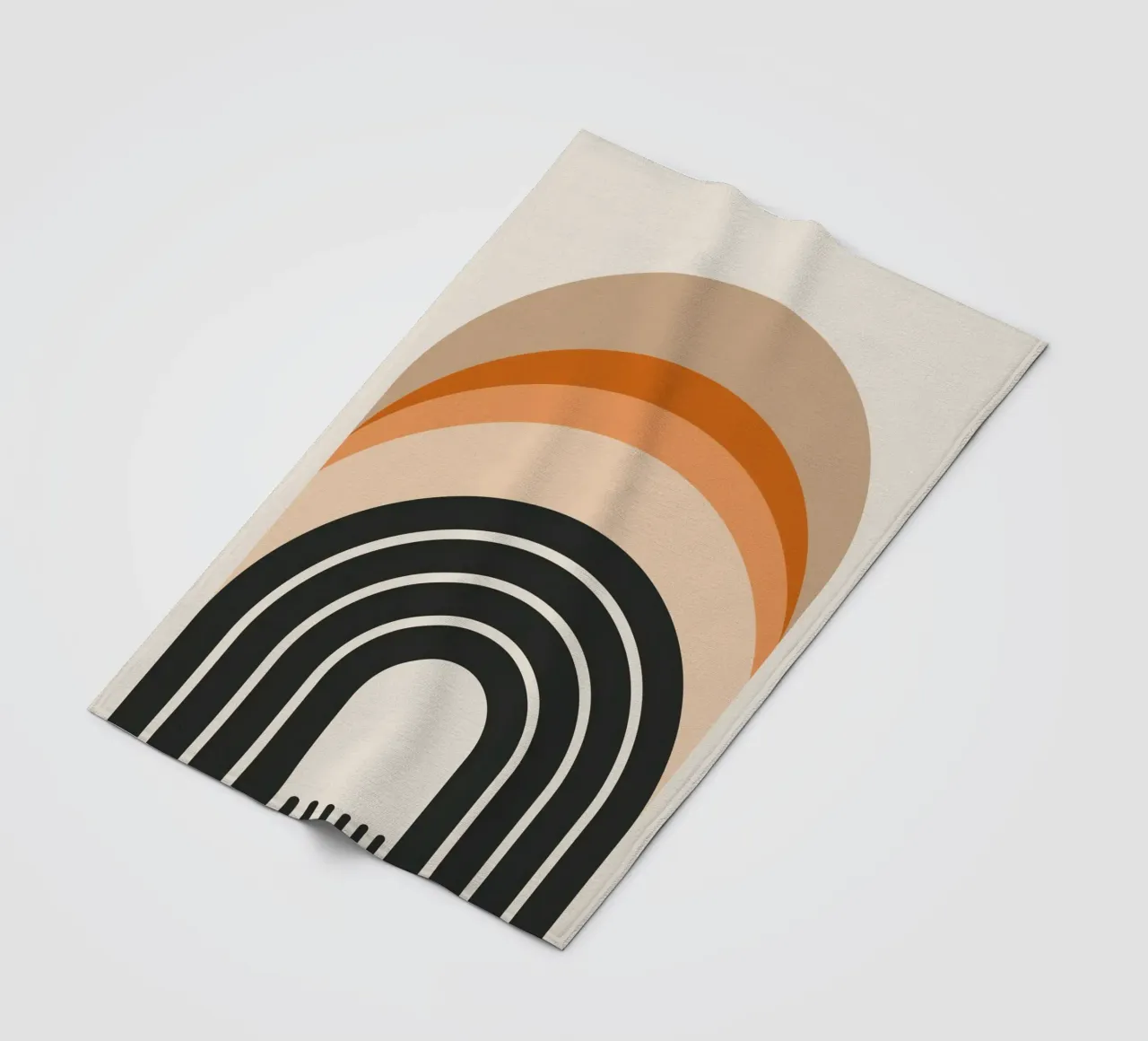 Design arcobaleno retrò coperta in pile da Whole©