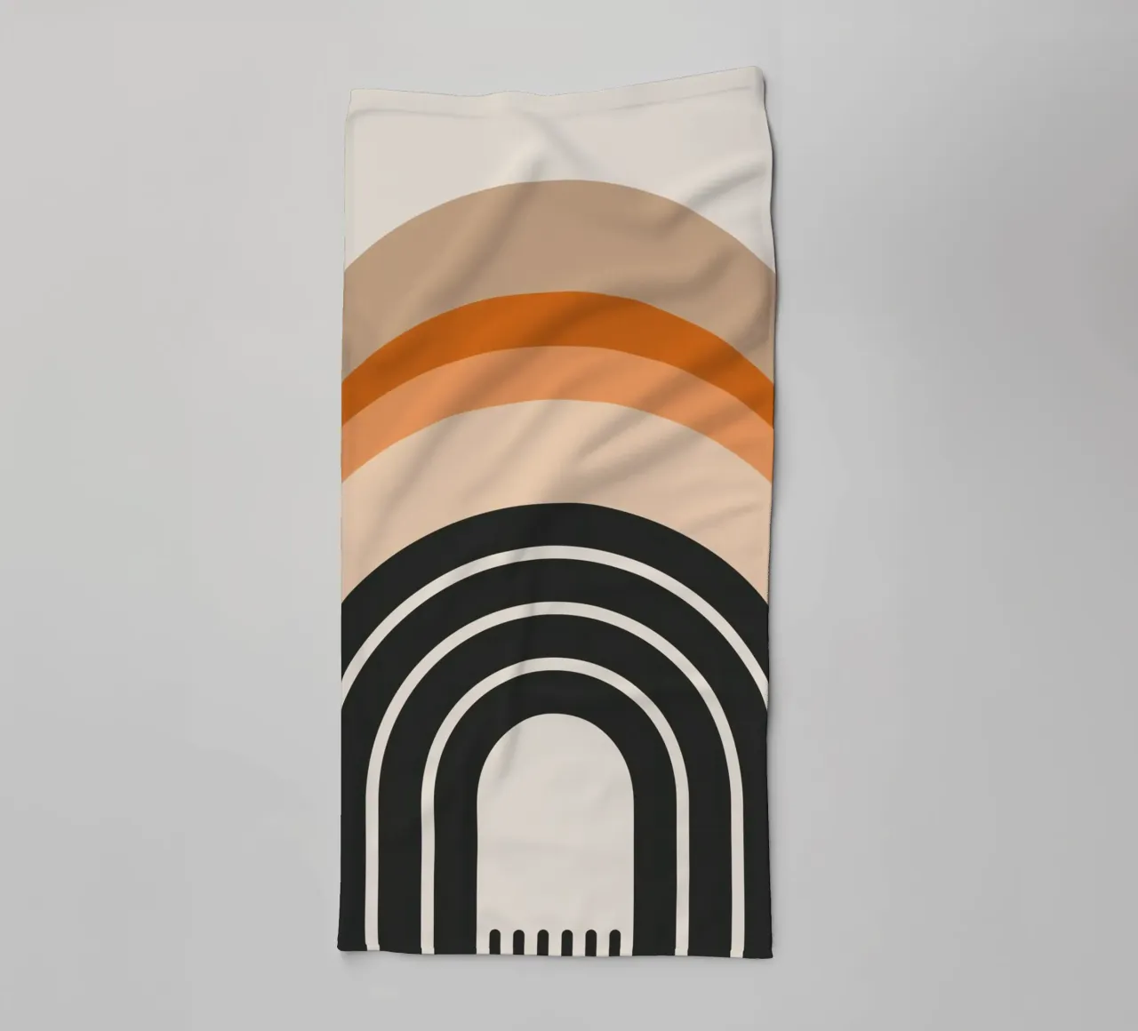 Retro rainbow design towel by Whole©